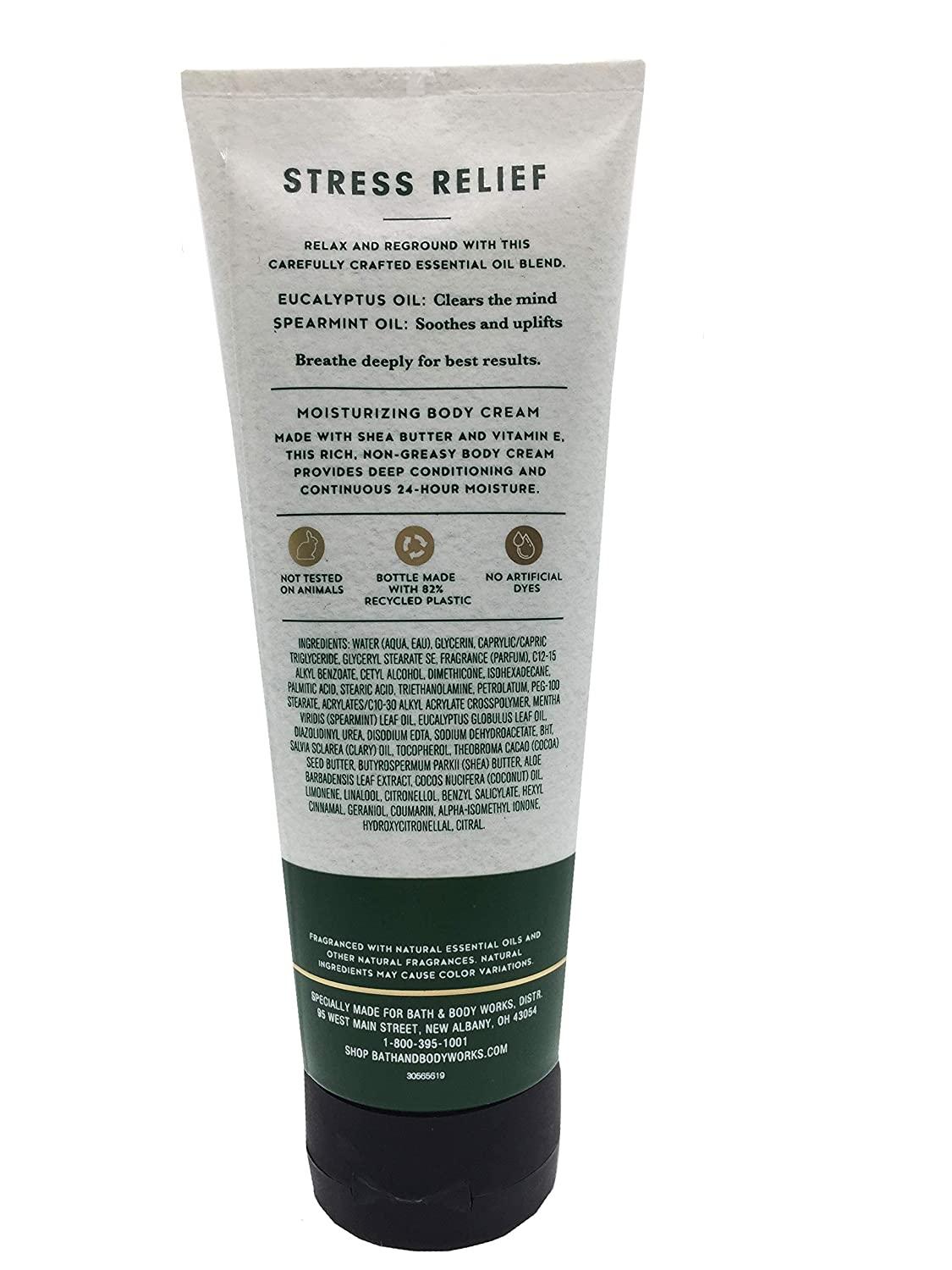 Bath & Body Works Aromatherapy Stress Relief Eucalyptus Spearmint Body