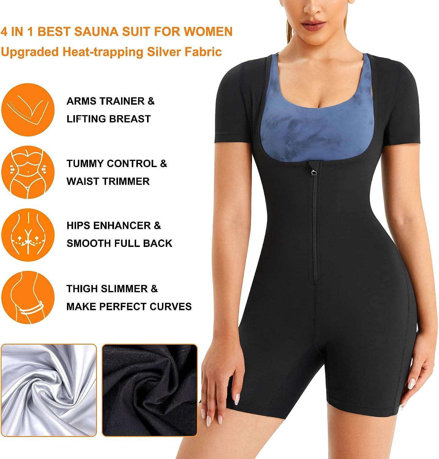Women Latex Rubber Full-Body Shaper Slimming Waist Trainer Underbust Tummy Control  Bodysuit Shapewear