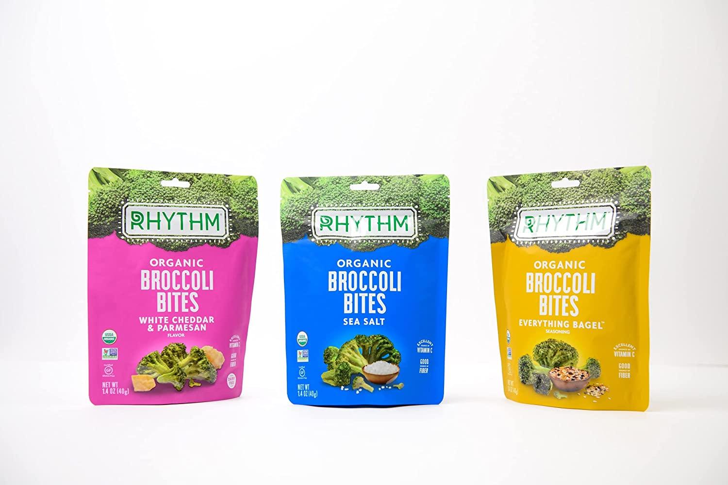 Rhythm Superfoods Crunchy Broccoli Bites White Cheddar & Parmesan