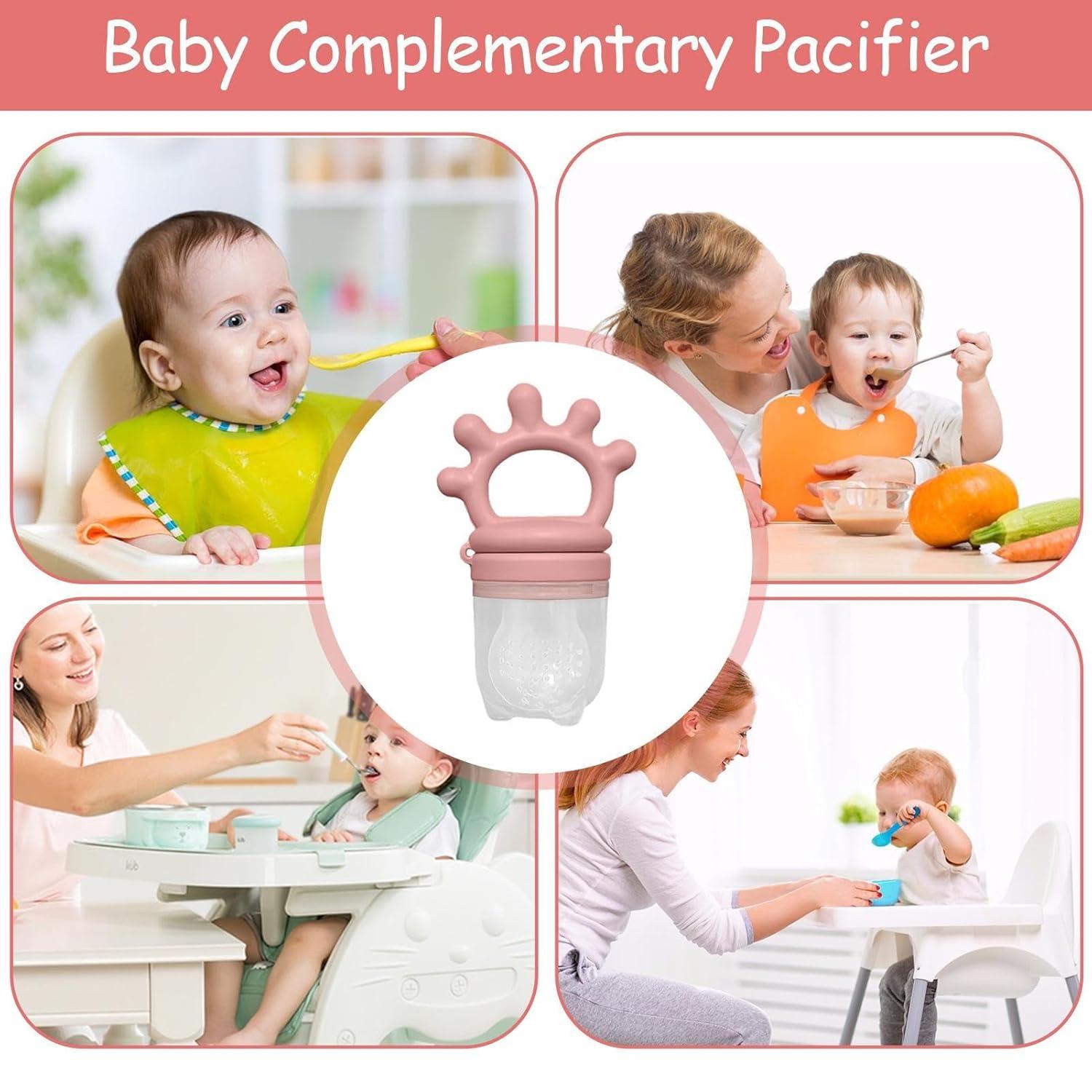 Freshy Toothing Pacifiers - Reusable Silicone Nipple Bite Toys & Fruit ...