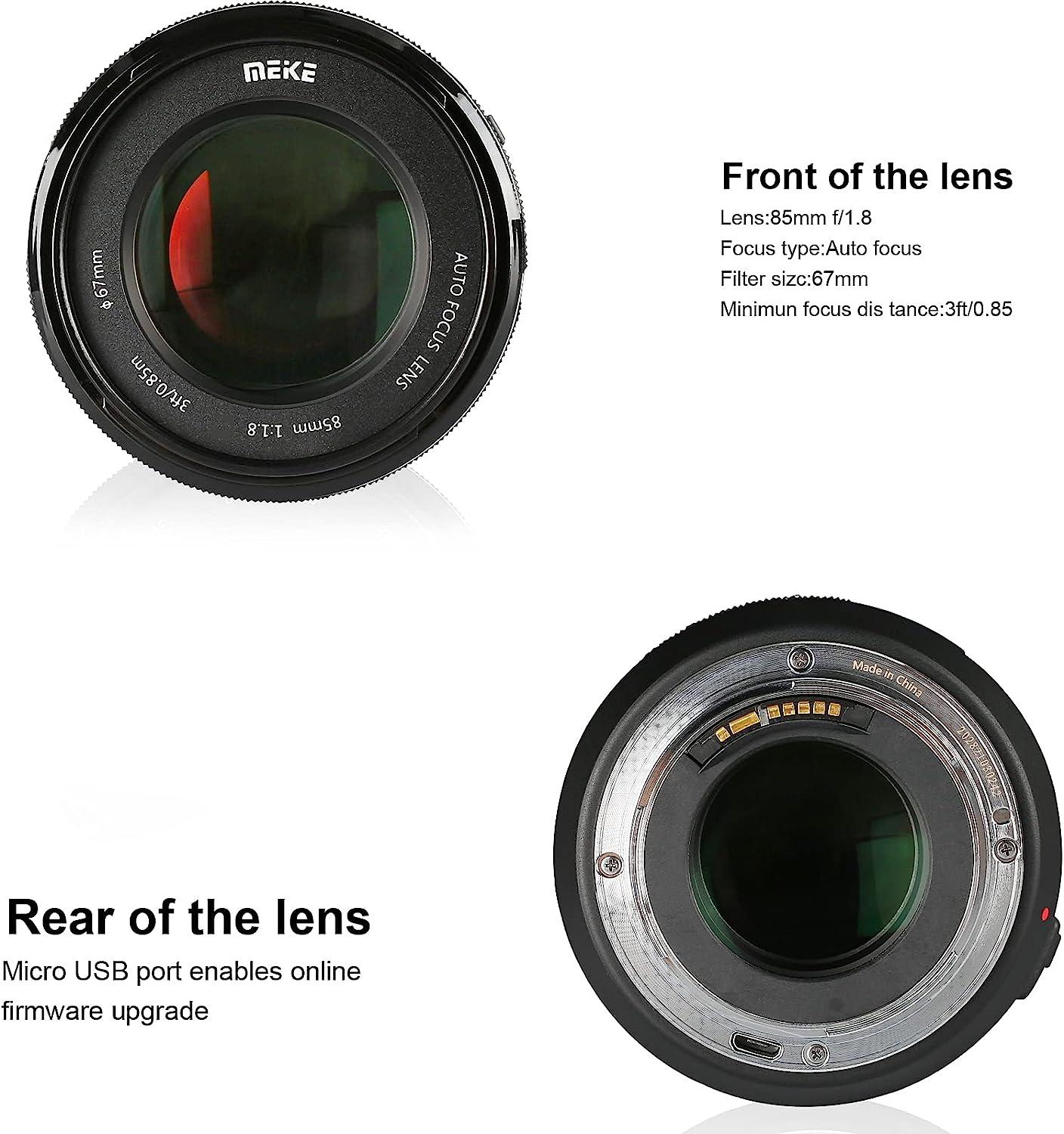 Meike 85mm f1.8 Telephoto Lens for Canon EOS EF Mount Digital SLR