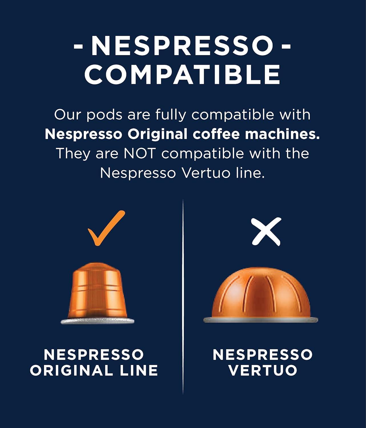 CafePod Supercharger Espresso Coffee Pods 60 Ct | Nespresso Compatible Aluminum Capsules | Buy - View #11
