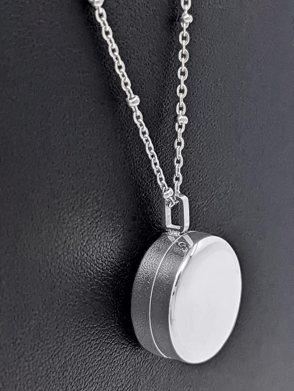 Nitroglycerin Pill Chain Nitro Pill Holder Necklace Round Pill