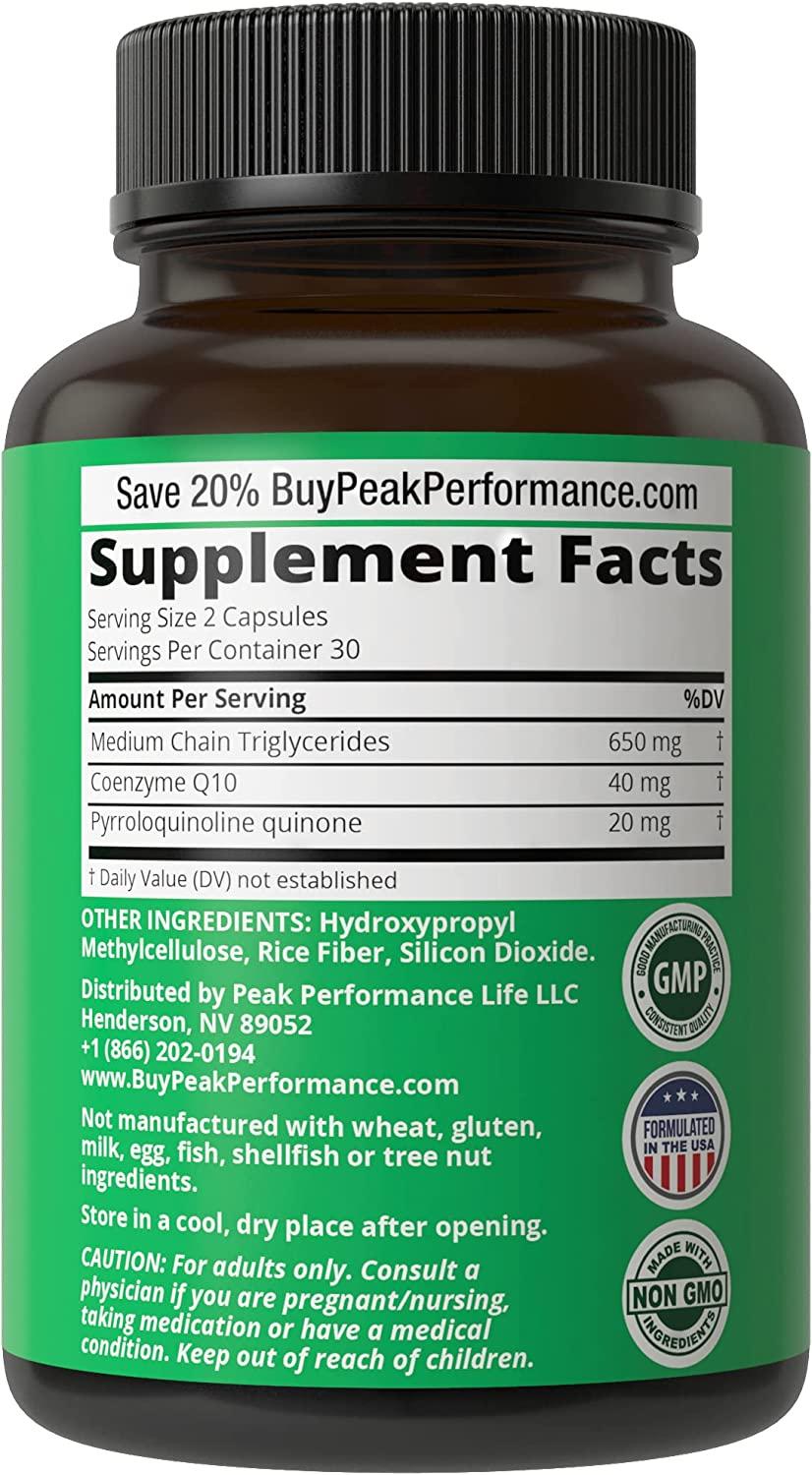 Mitochondria Maximizer with CoQ10 and Active PQQ. Best ...