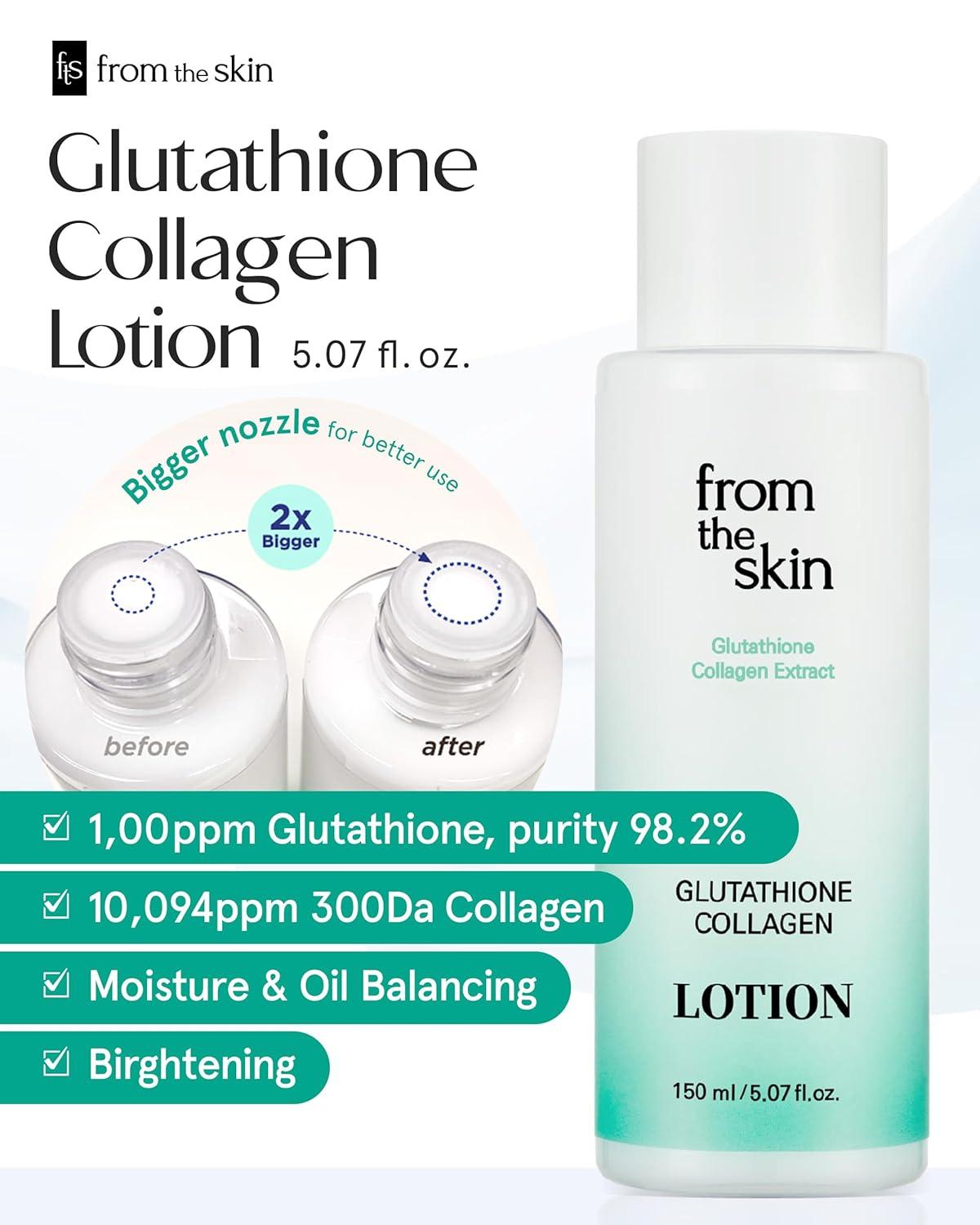 glutathione injection benefits for liver Glutathione Collagen Lotion - Intense Hydration & Firming for Dry Skin -  Radiance Boost Fast-Absorbing Non-Greasy with Panthenol & Lactobacillus -  5.3 fl.oz | Buy Now with Express International Delivery
