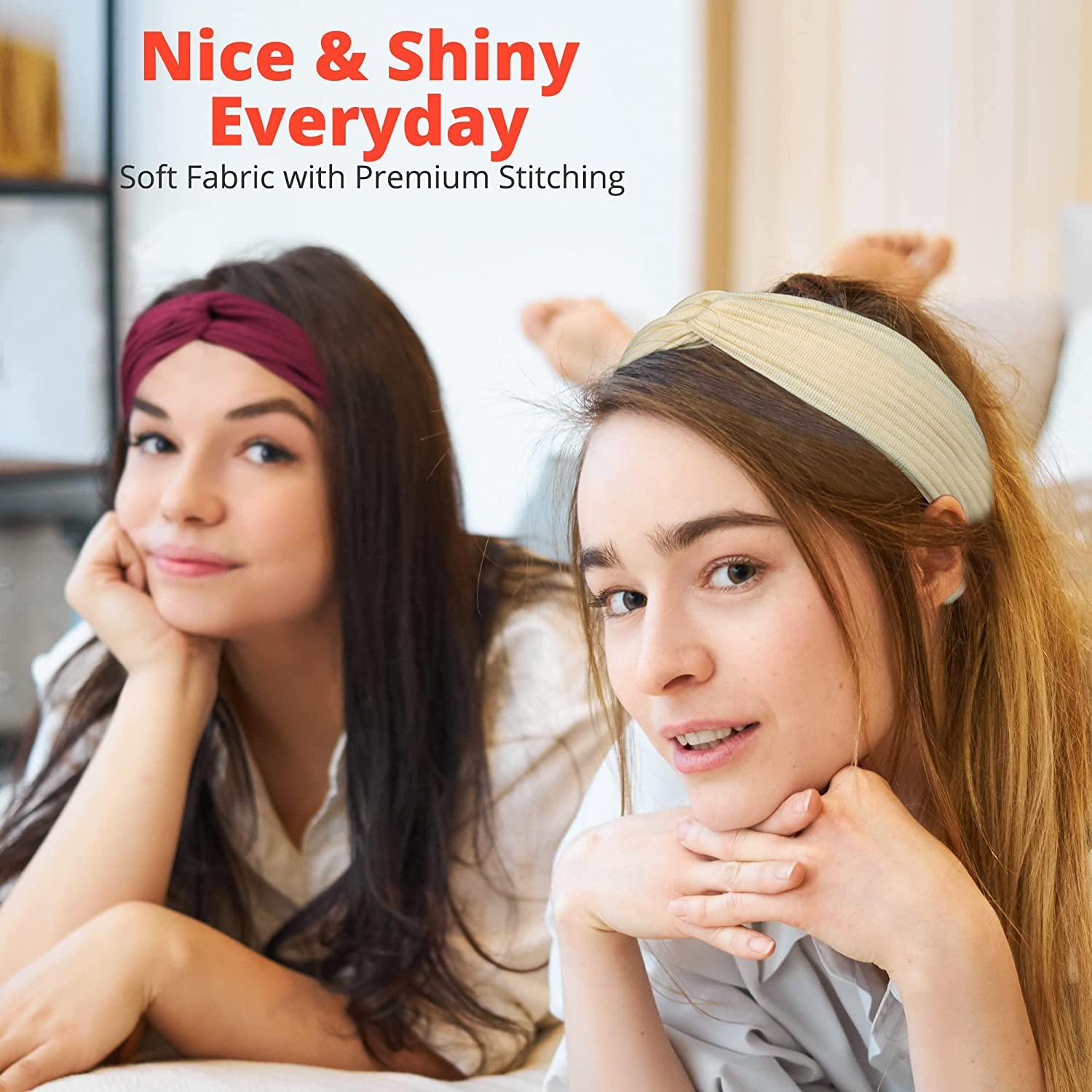 Girl Knotted Headband Trend LOTUS78 Pack Knotted Headbands For