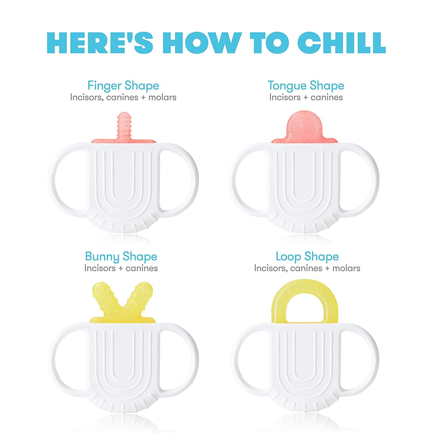 NotTooColdtoHold BPAFree Silicone Teether for Babies by Frida Baby