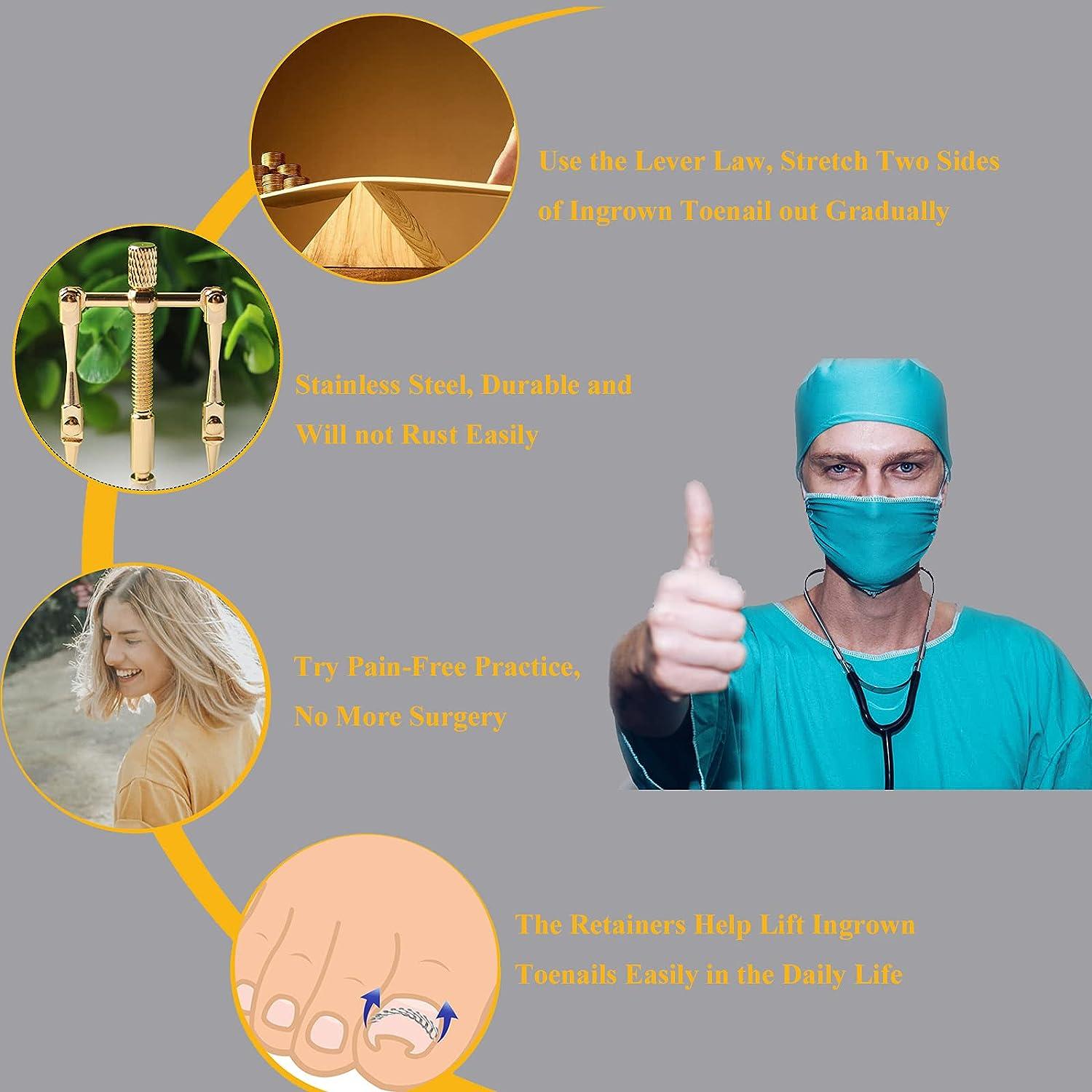 Ingrown Toenail Treatment Kit Ingrown Toenail Corrector Stainless Steel