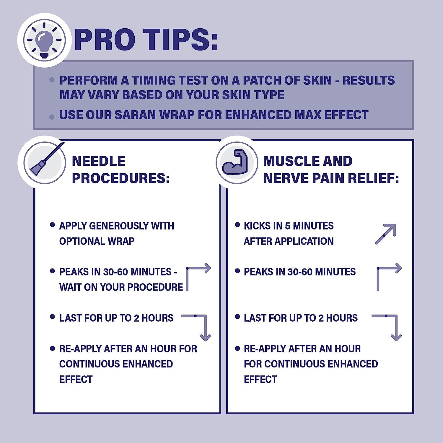 Base Labs 5 Lidocaine Numbing Cream for Tattoos, Piercings, Waxing 4