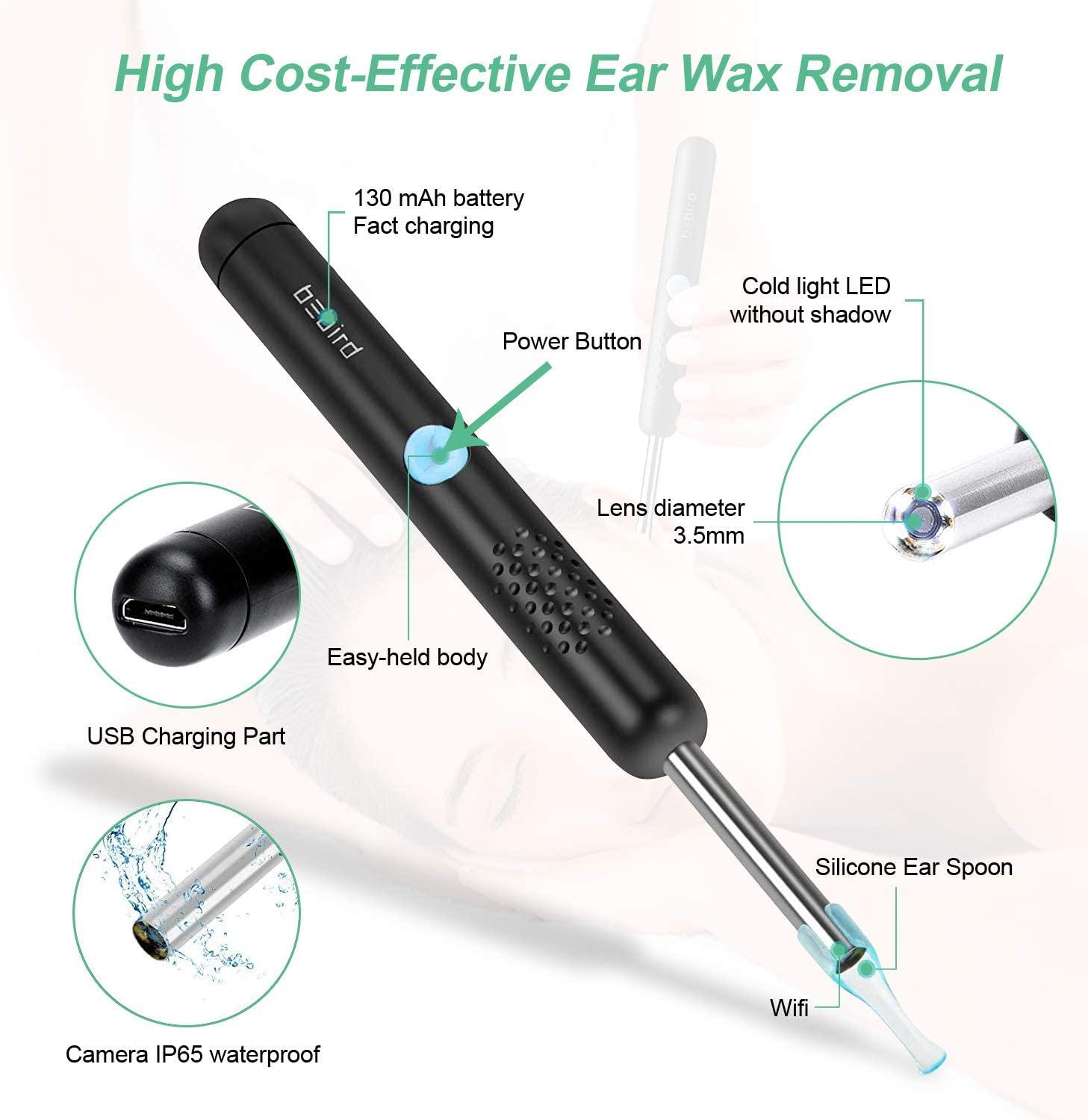 Earwax Removal Tool with Camera,Earwax Cleaner Tools with 1080P FHD