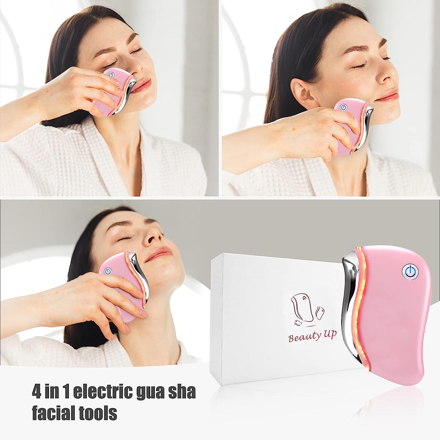 Aikertec Electric Gua Sha, 4in1 MultiFunction AntiAging Face
