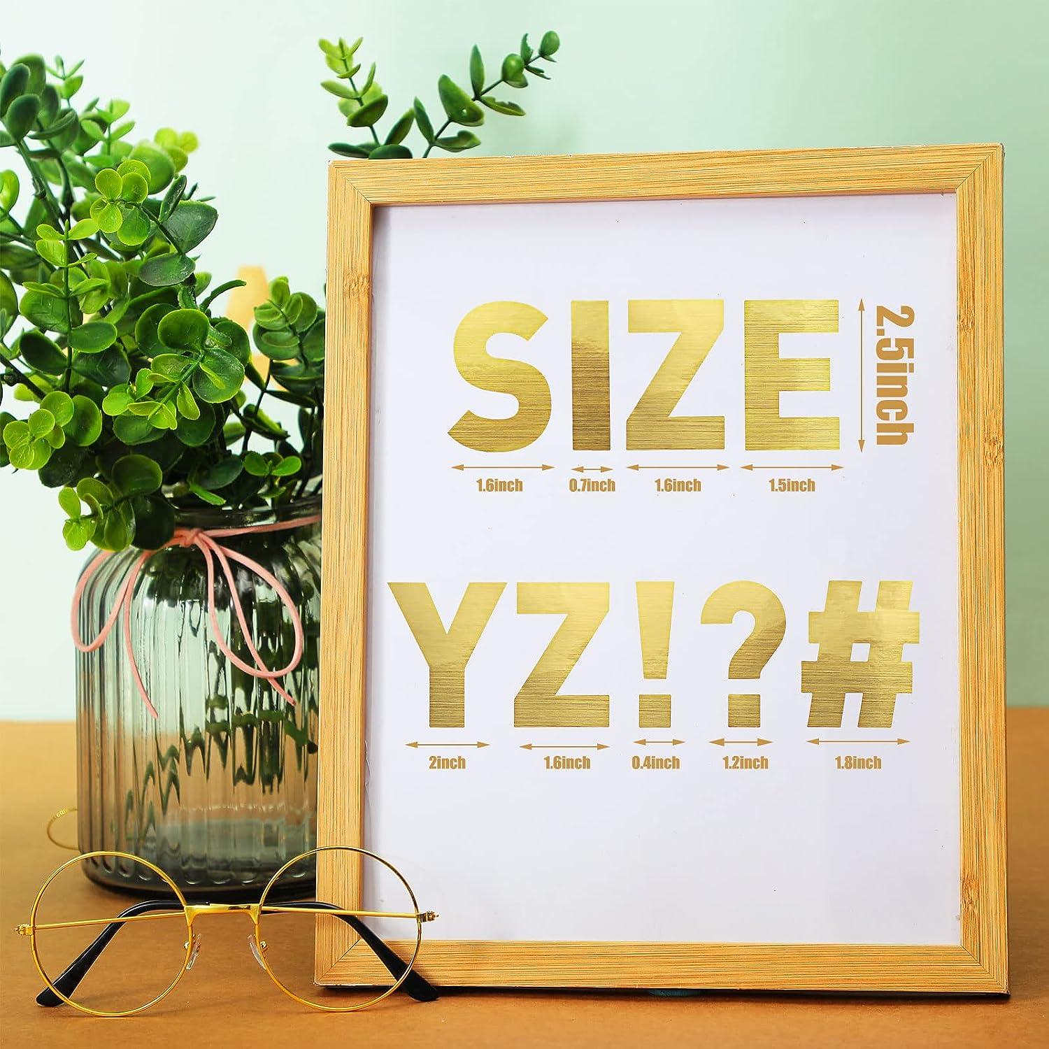 232 Pieces 24 Sheets Large Letter Stickers Big Font Alphabet Letter