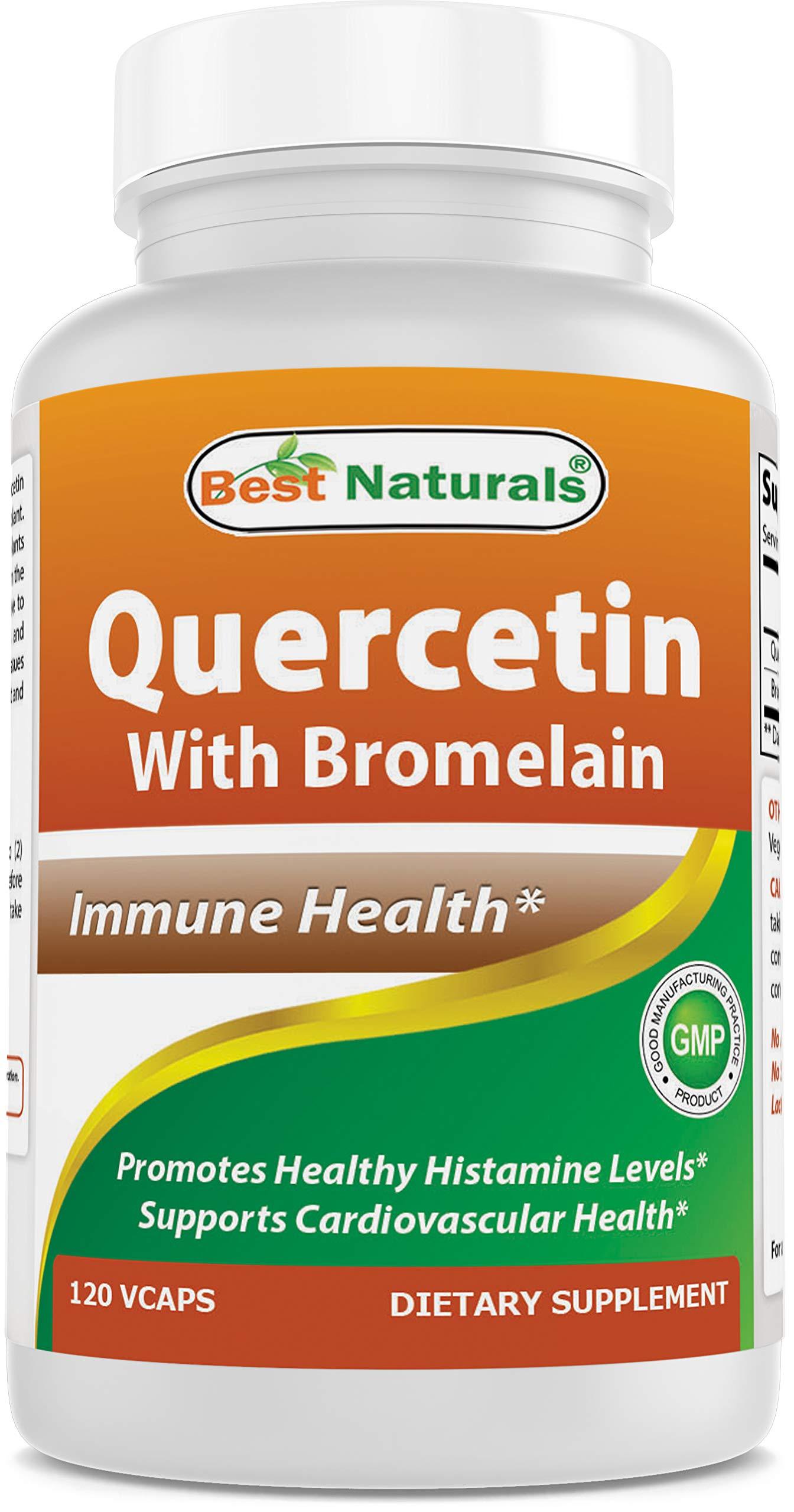 Best Naturals Quercetin with Bromelain Veggie Capsules 800mg