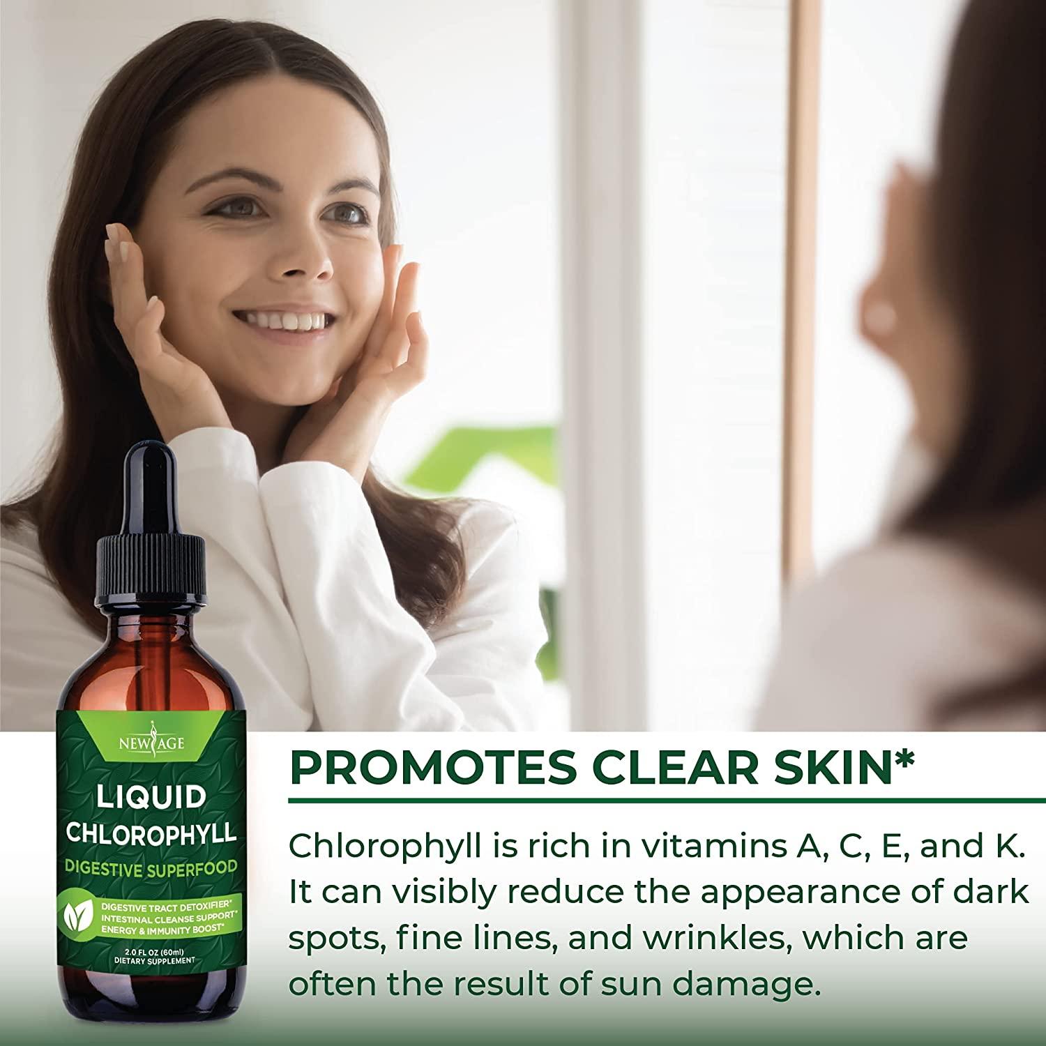 Chlorophyll Liquid Drops Natural Concentrate Energy Booster