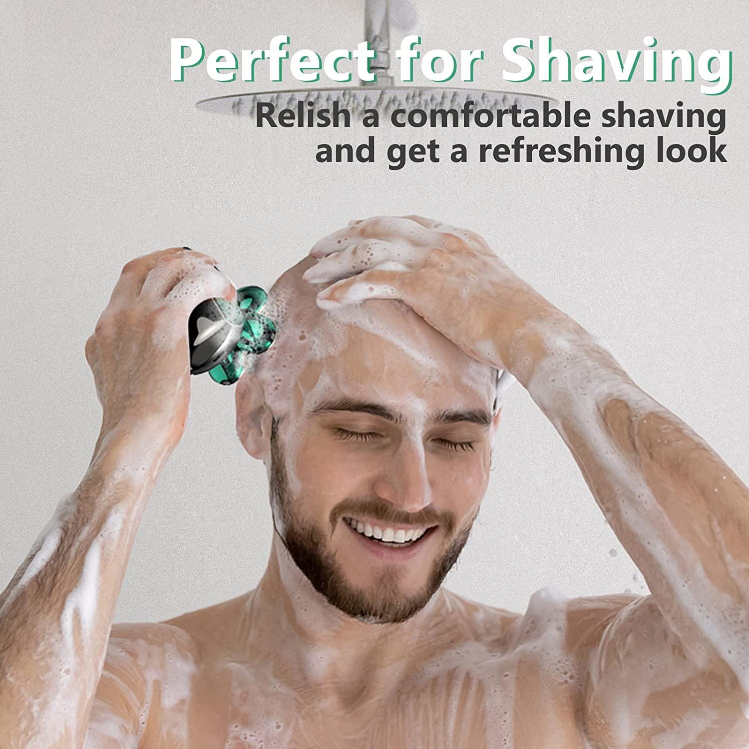 Head Shaver for Men, Kibiy 5in1 Electric Razor for Men Cordless LED