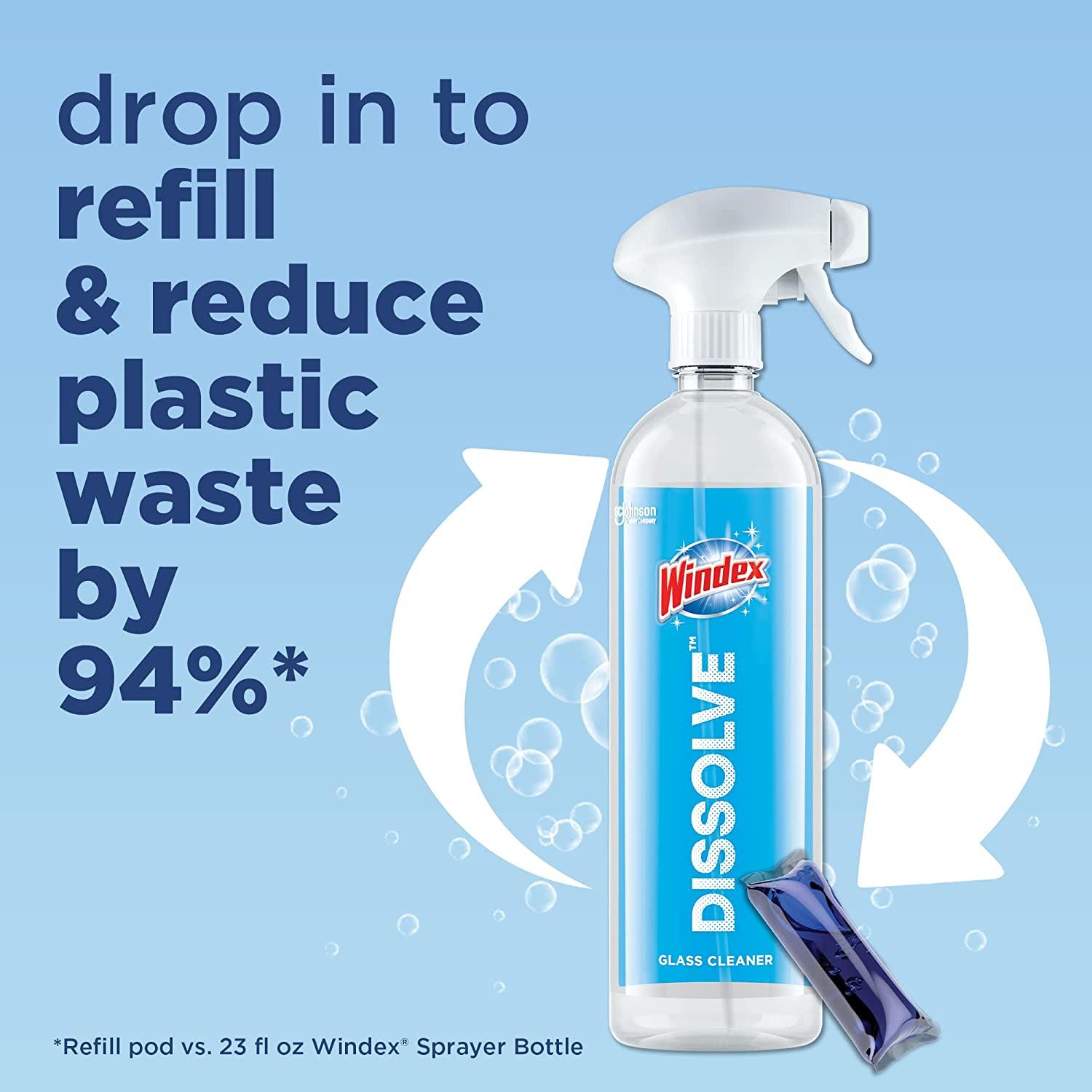 Windex Dissolve Concentrated Glass Cleaner Refill Pods - Pack of 3 ...