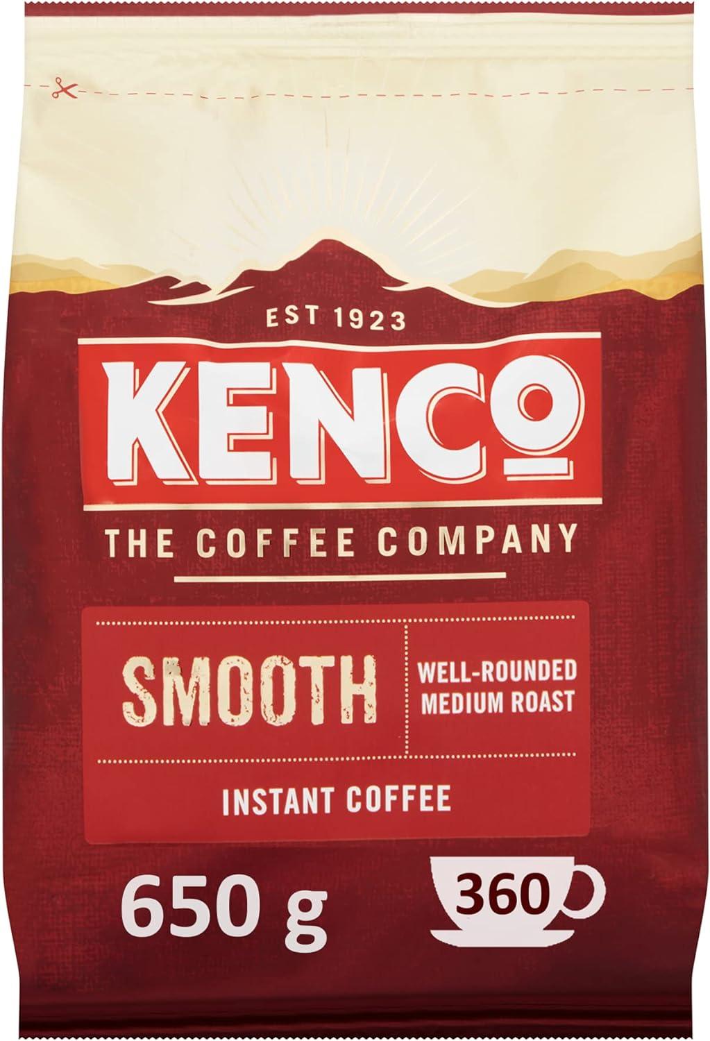 Kenco Instant Coffee Bundle 1 x Kenco Smooth 750g Tin and 1 x Kenco
