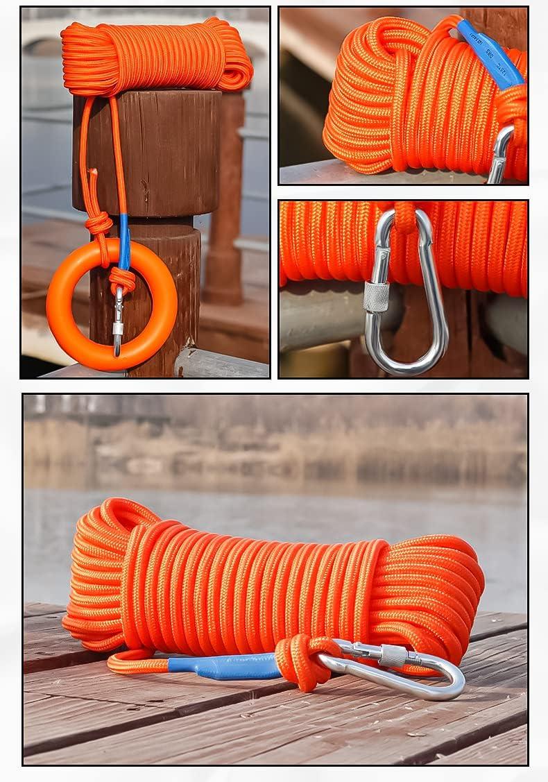 Gouccpu Water Rescue Throw Rope Outdoor Professional Water Floating