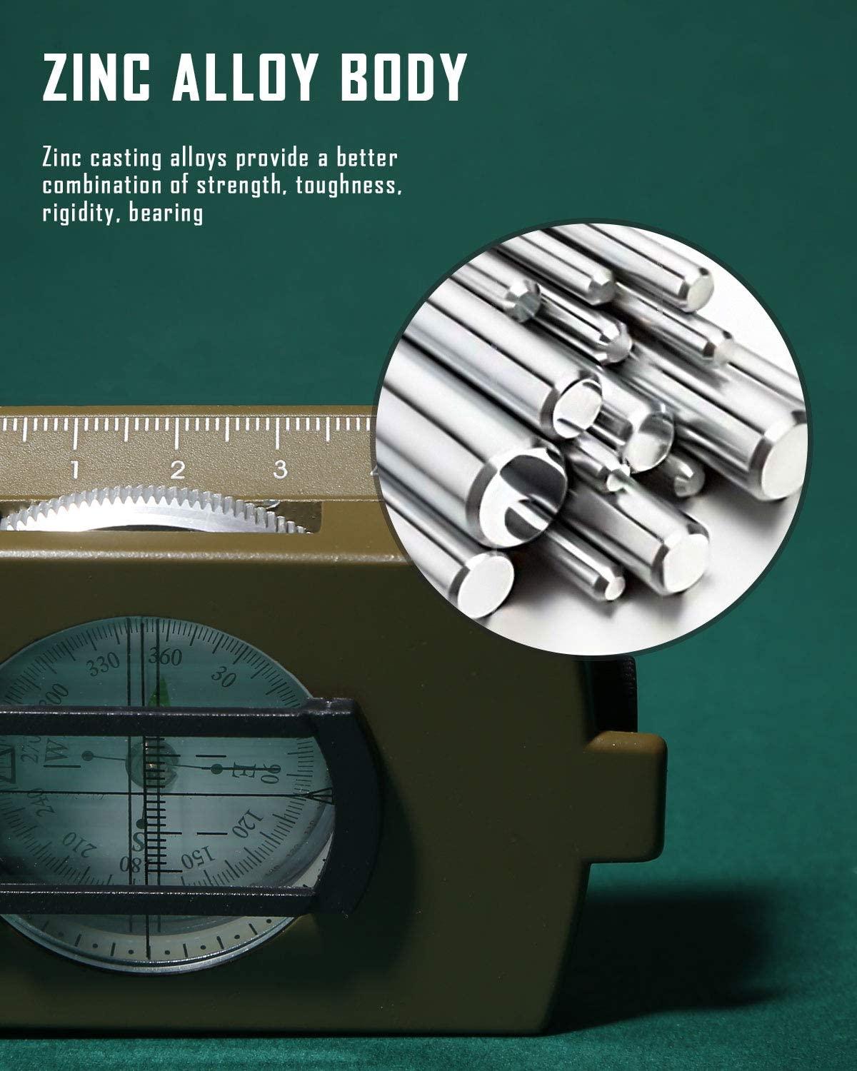 Eyeskey Multifunctional Tactical Survival Military Compass with Lanyard