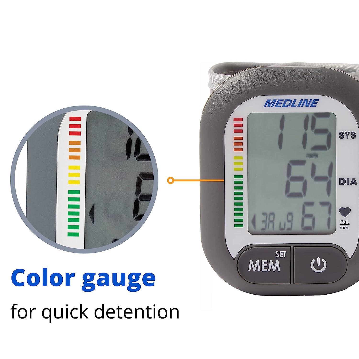Medline Automatic Digital Blood Pressure Monitor with Adult Upper
