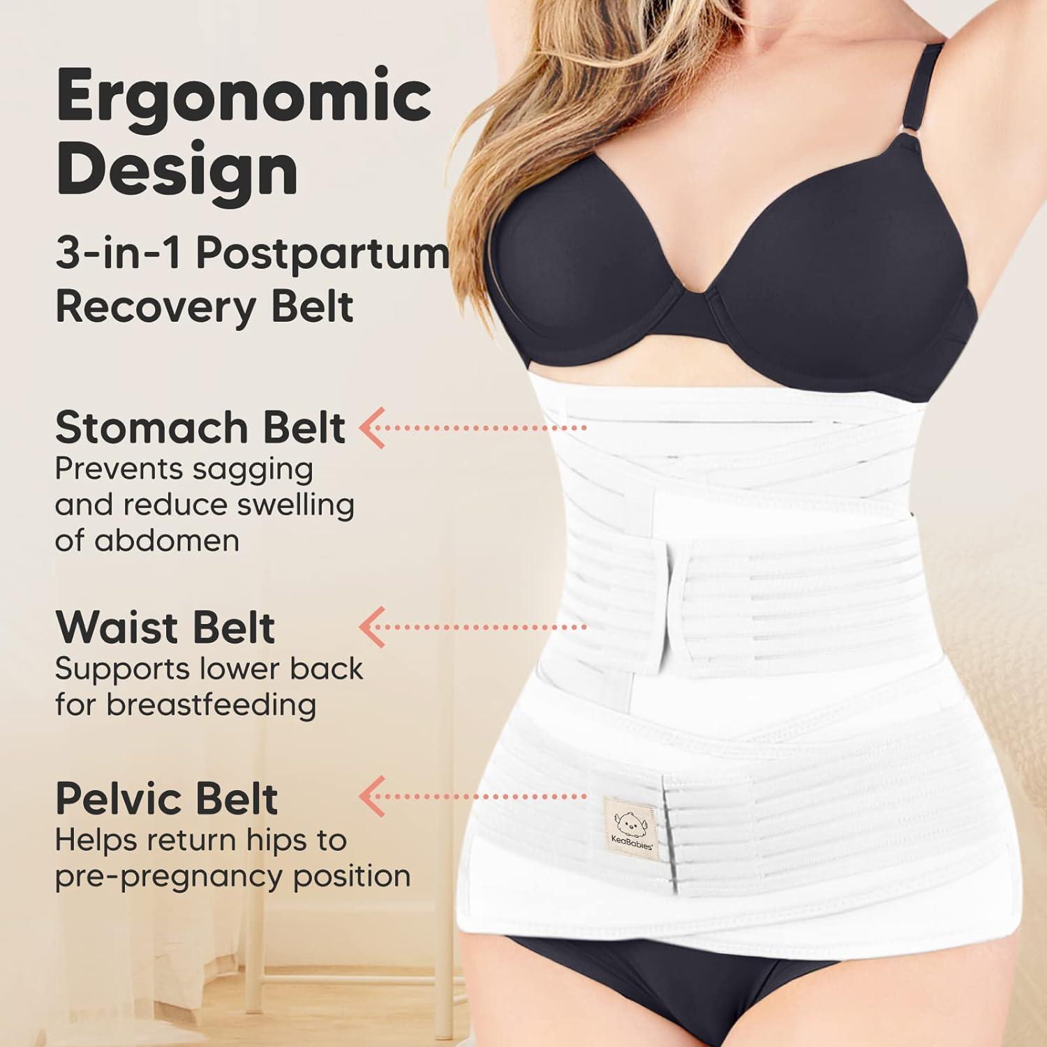 Fashion 3 In 1 Postpartum Belly Belt Tummy Band Girdles Corset