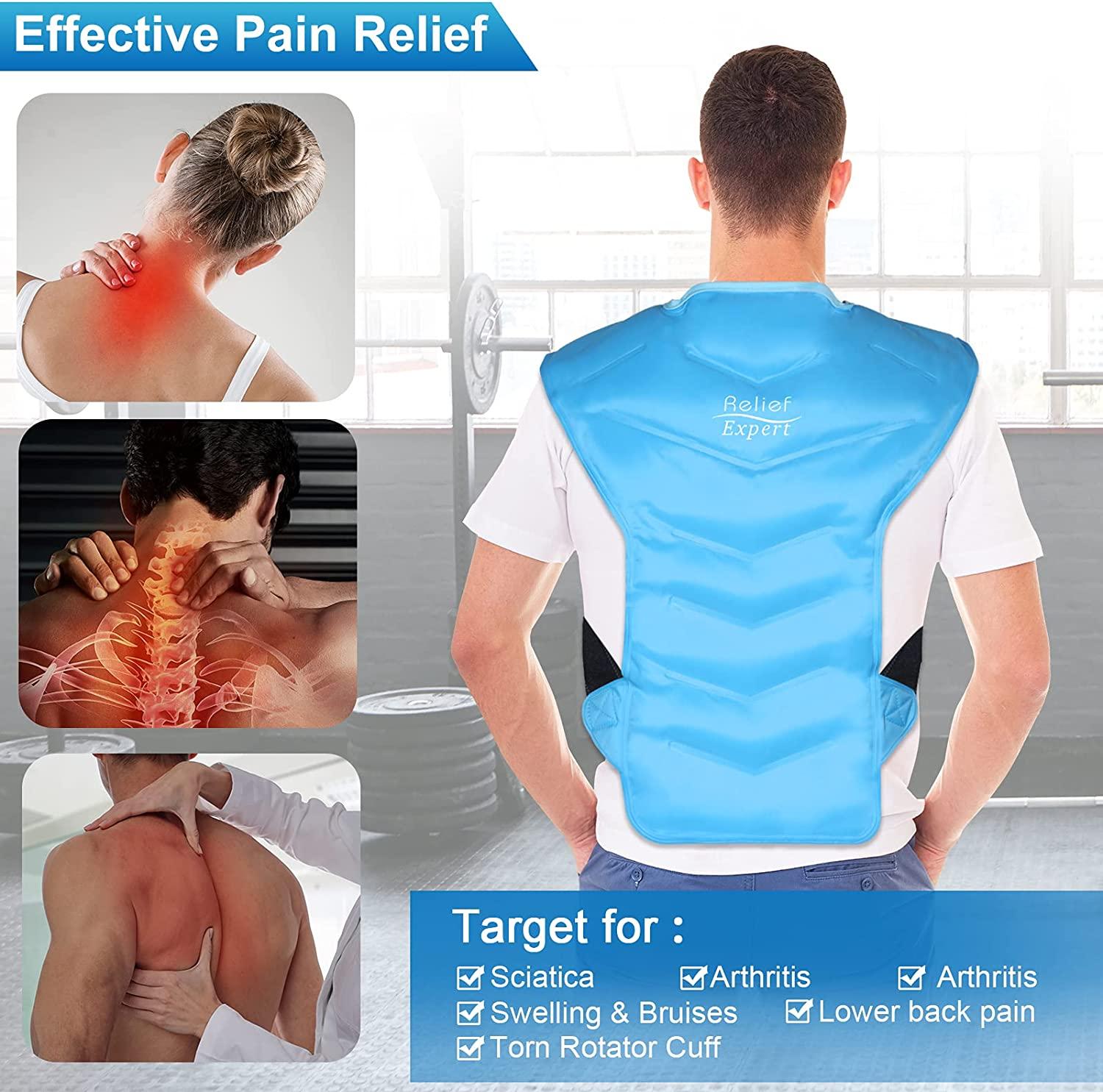 Relief Expert Shoulder Ice Pack Rotator Cuff Cold Therapy for Injuries  Reusable Gel Cold Pack Wrap for Left or Right Shoulder and Arm, Instant  Pain