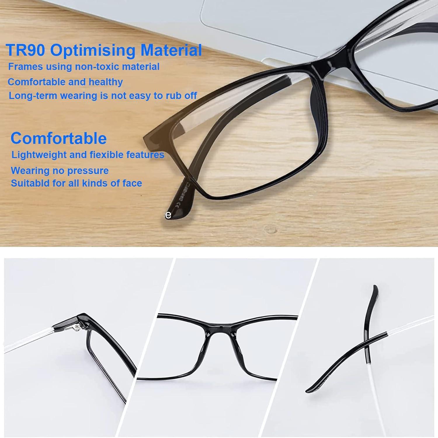 VVDQELLA Blue Light Blocking Reading Glasses for Men & Women