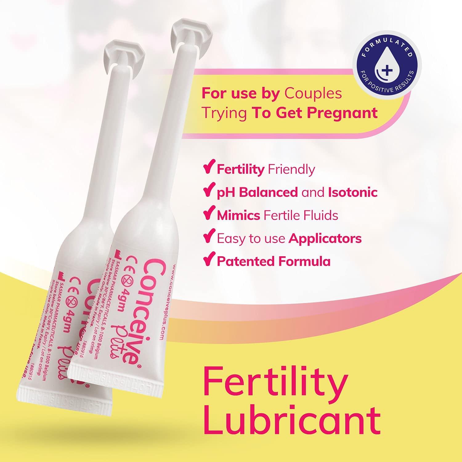 Conceive Plus Fertility Lubricant Travel Size Lube with Calcium