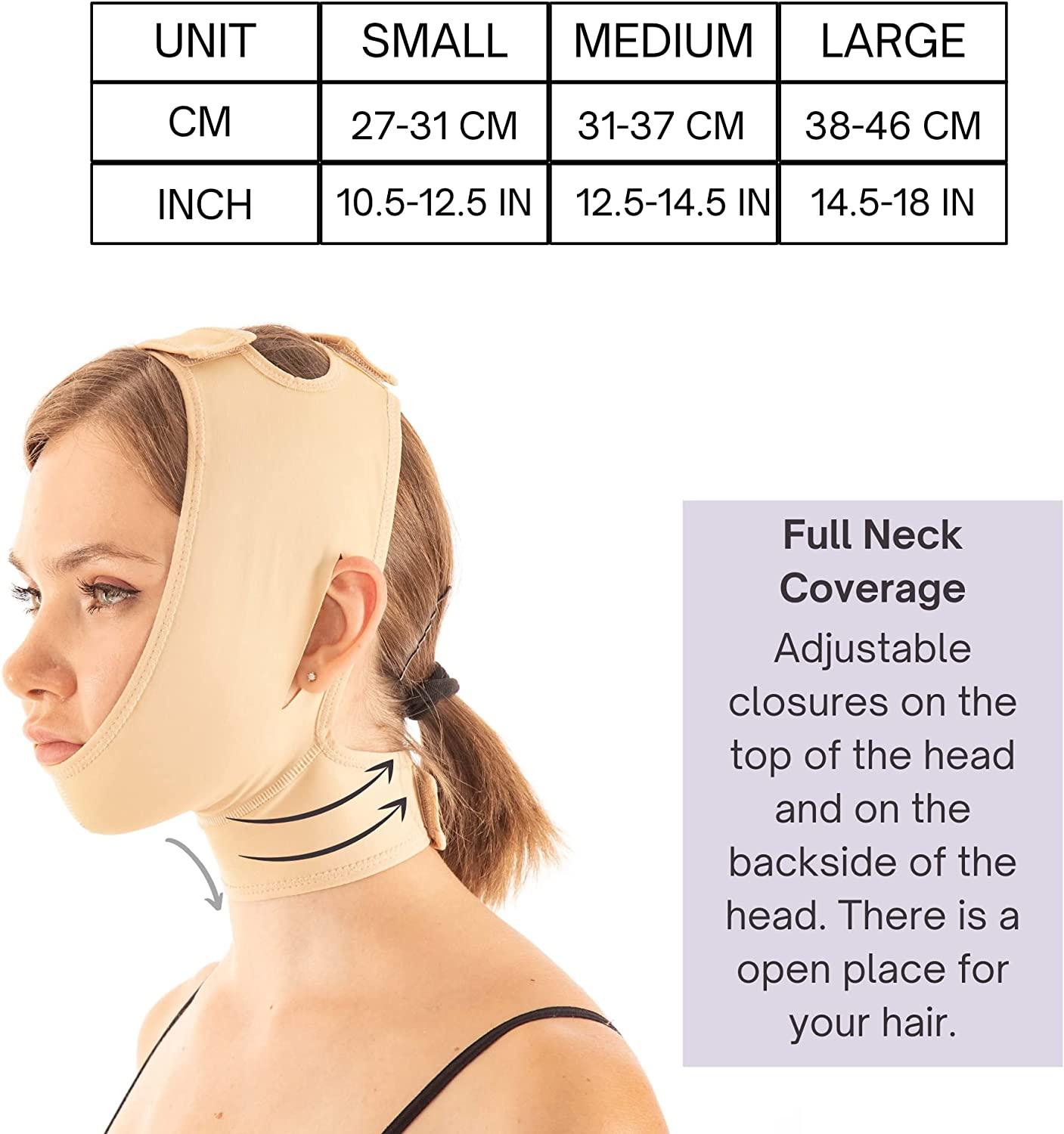 Chin Compression Garment, Chin Strap Band Face Lift, Chin Lift Band