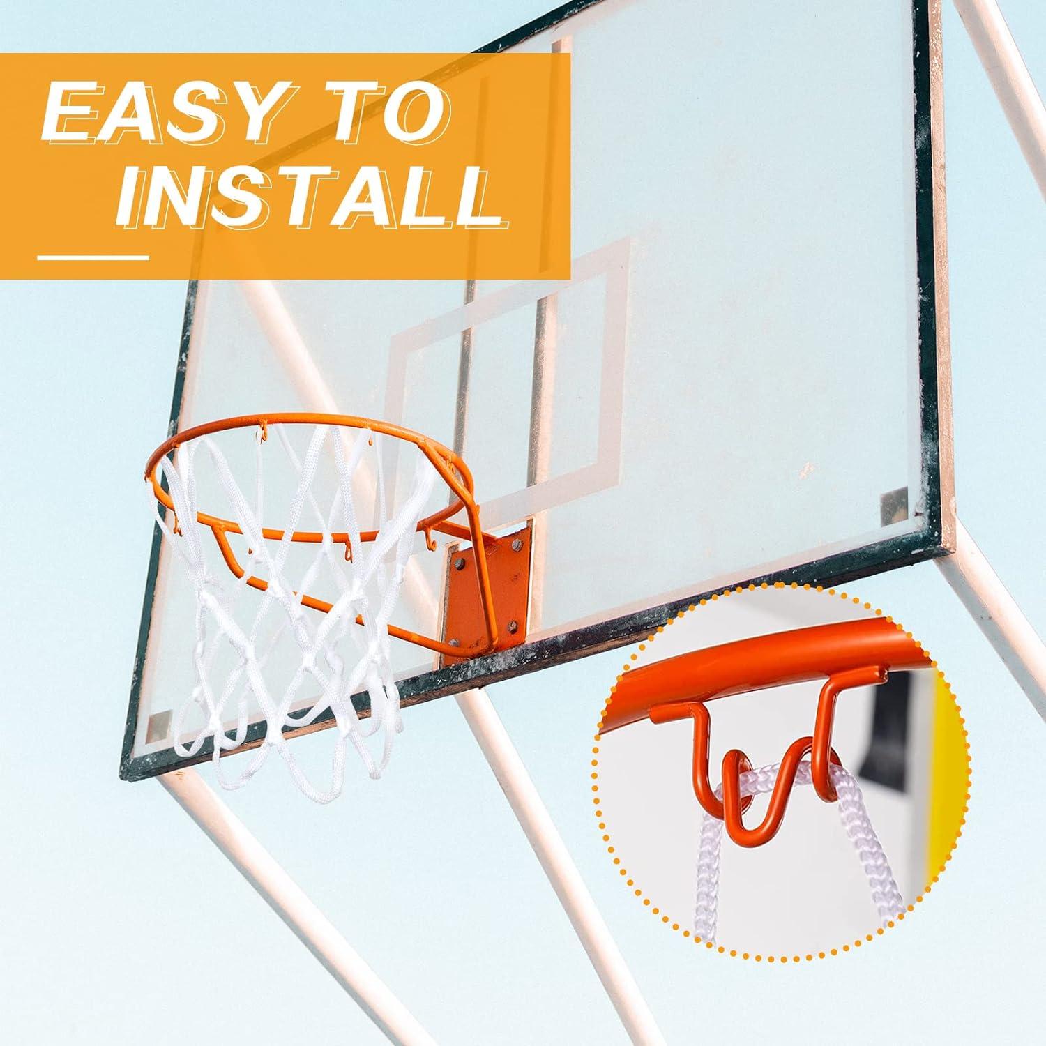 2 Packs Mini Basketball Net Replacement Nylon Little Tikes