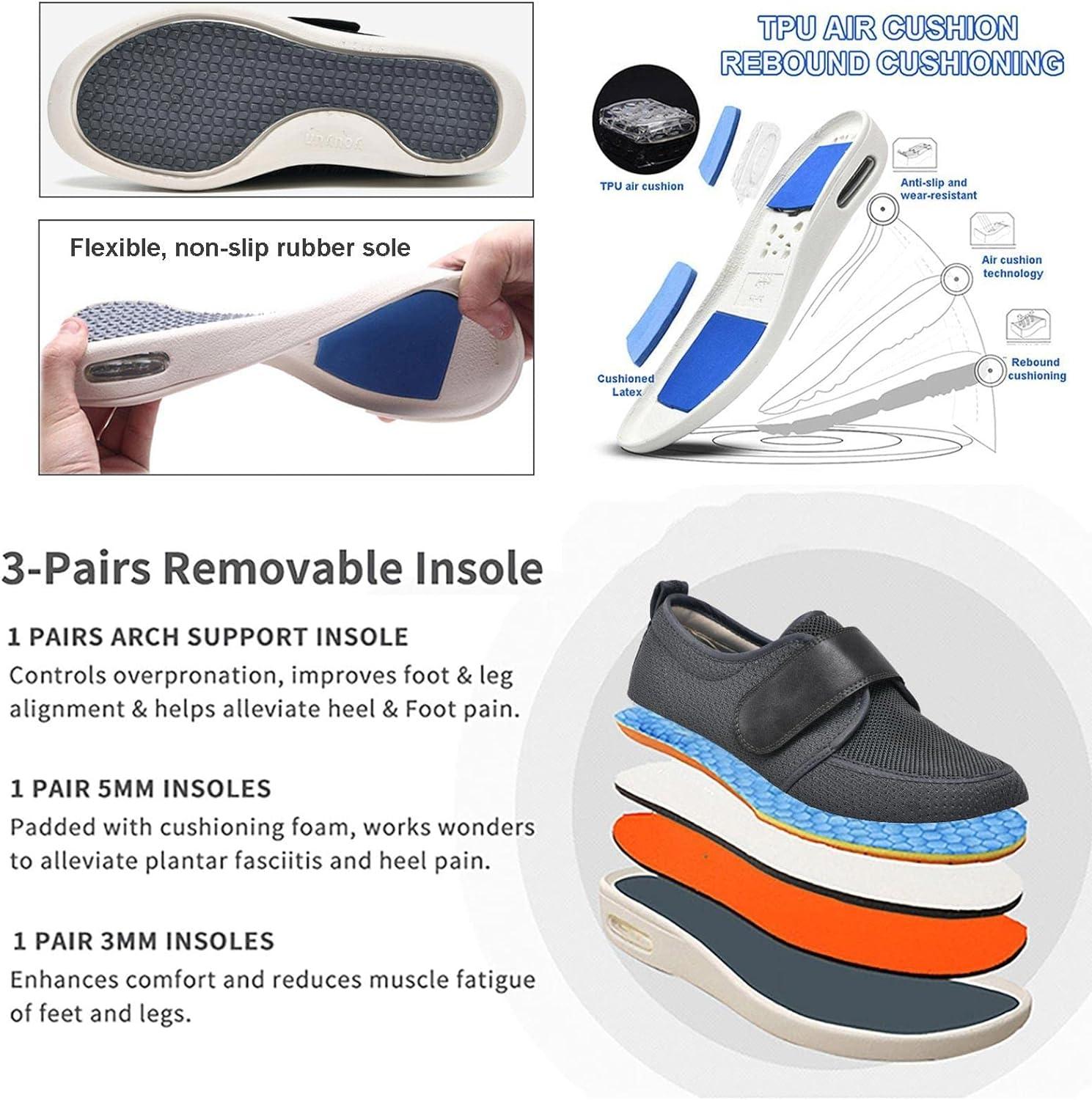 Diabetic Shoes for Women Extra Wide Width Diabetic Slippers with