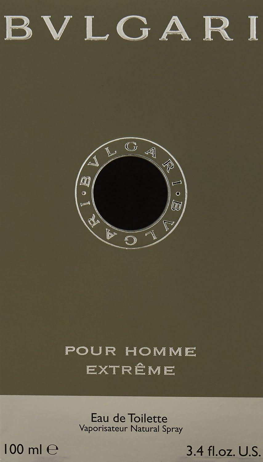 Bvlgari Extreme Pour Homme Eau De Toilette Spray for Men 3.4 Ounce