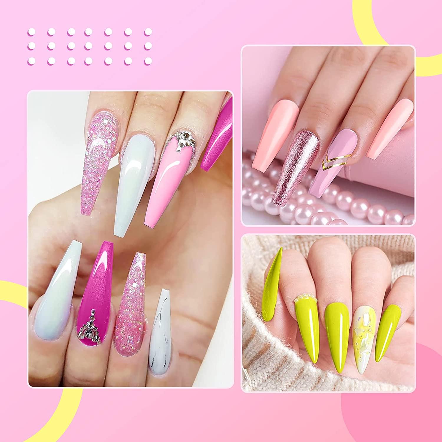 Gel Nail Polish Set, Joytii 12Pcs Neon Color Gel Polish Kit with No