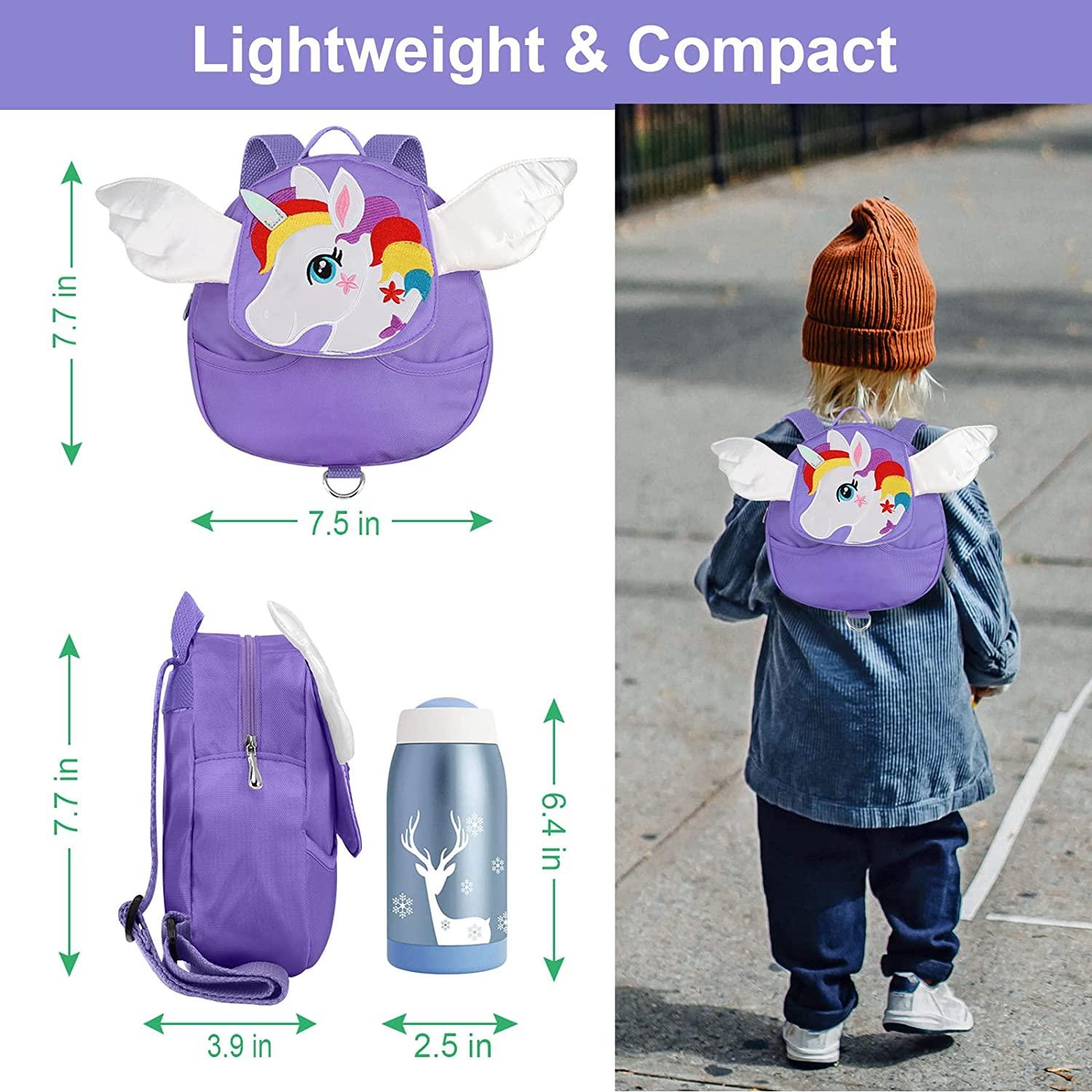 NEW Unicorn Toddler Backpack with Small Leash - MOMMORE