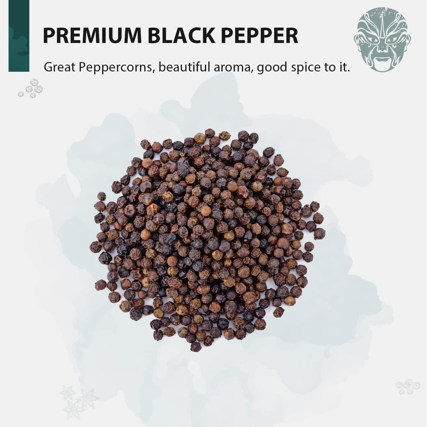 Soeos Whole Black Peppercorns 16 oz whole peppercorn NONGMO Verified