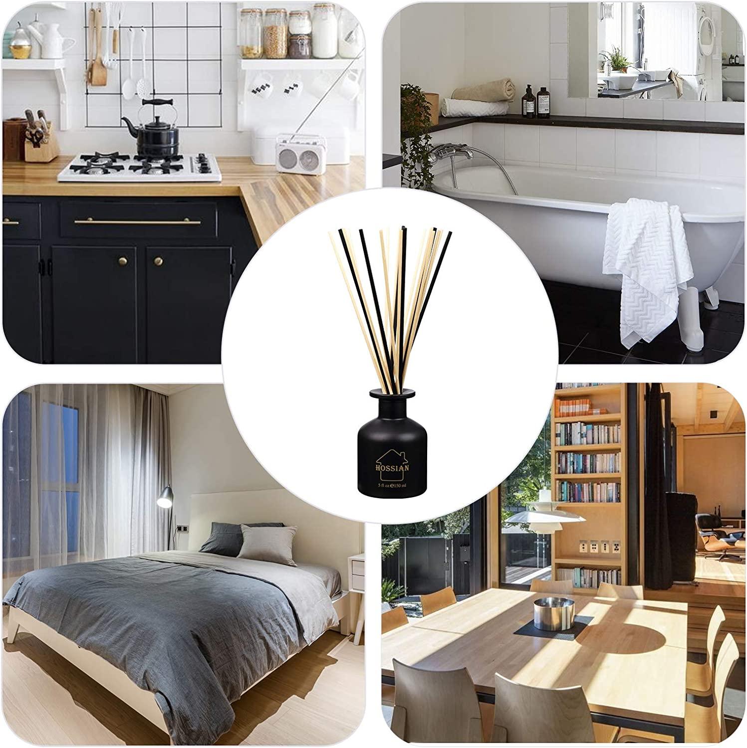 HOSSIAN Reed Diffuser Sticks Reed diffusersReed Sticks Diffuser Glass BottlesDiffuser