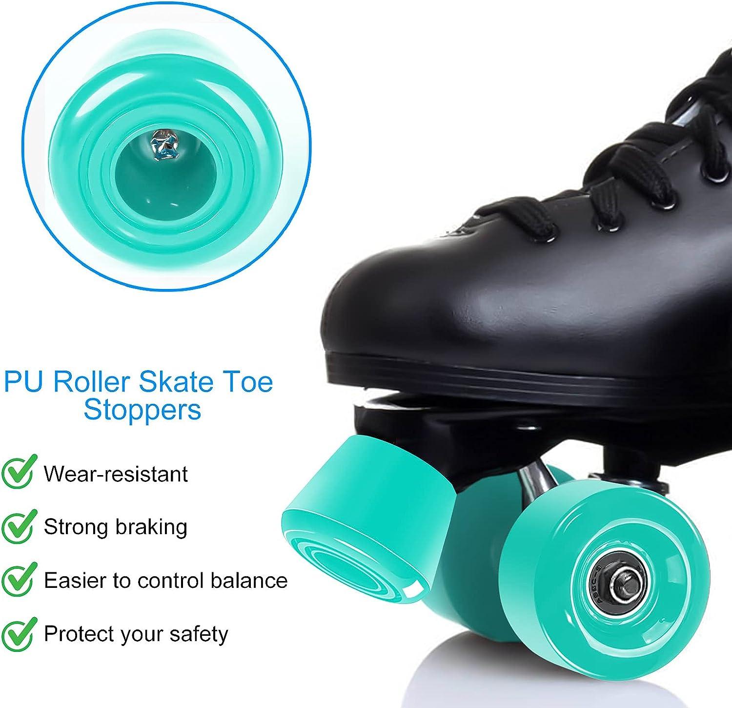 Nezylaf Quad Roller Skate Wheels and Toe Stoppers - Thumbnail 2