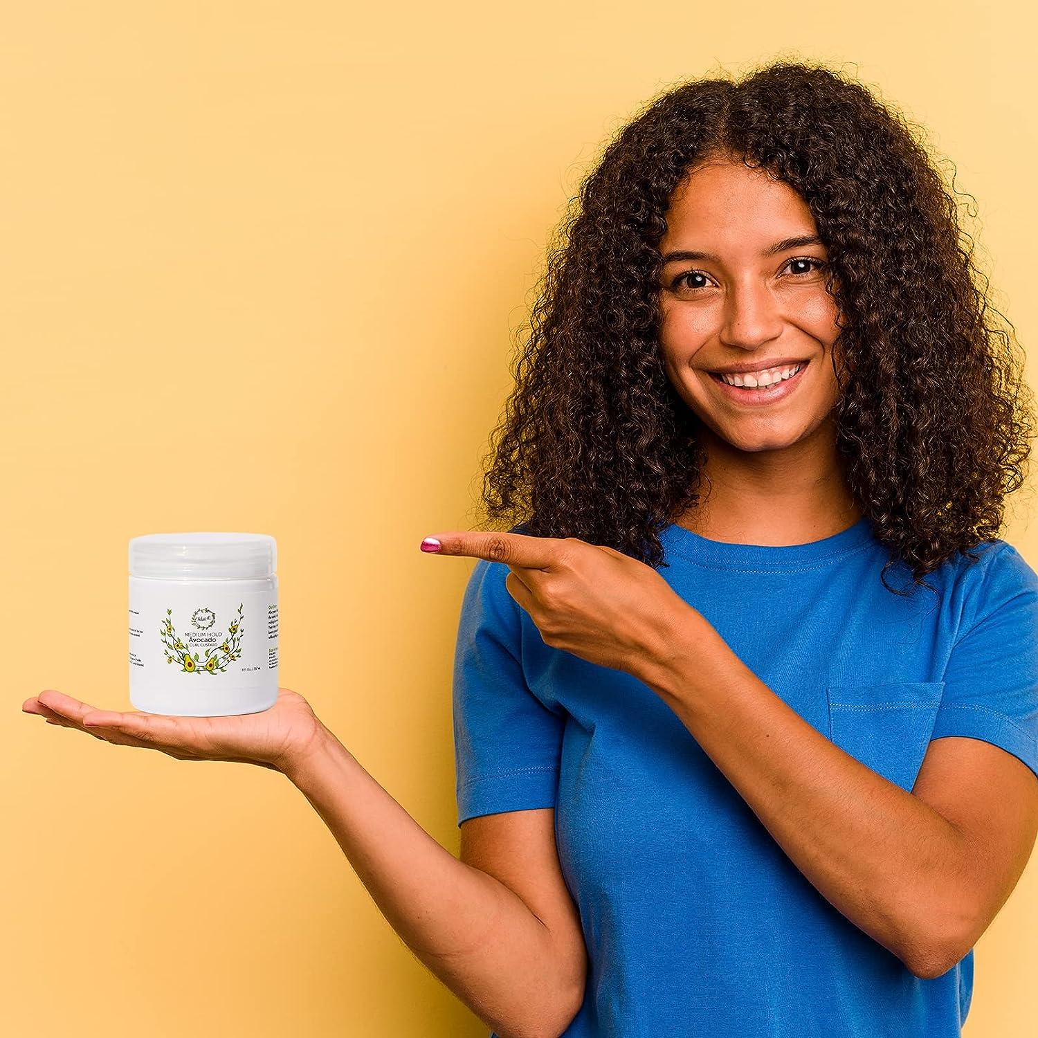 Naturall Curling Cream for Curly Hair Avocado Medium Hold Curling