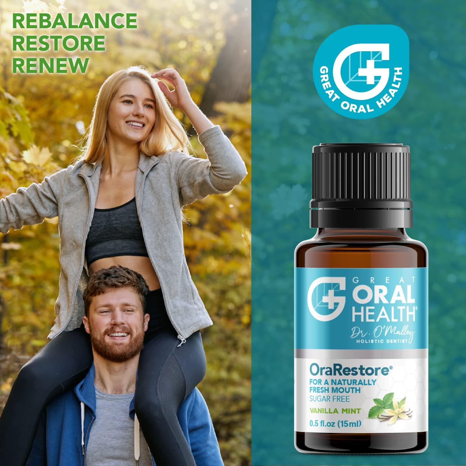 OraRestore Natural Bad Breath Treatment—Concentrated Blend of