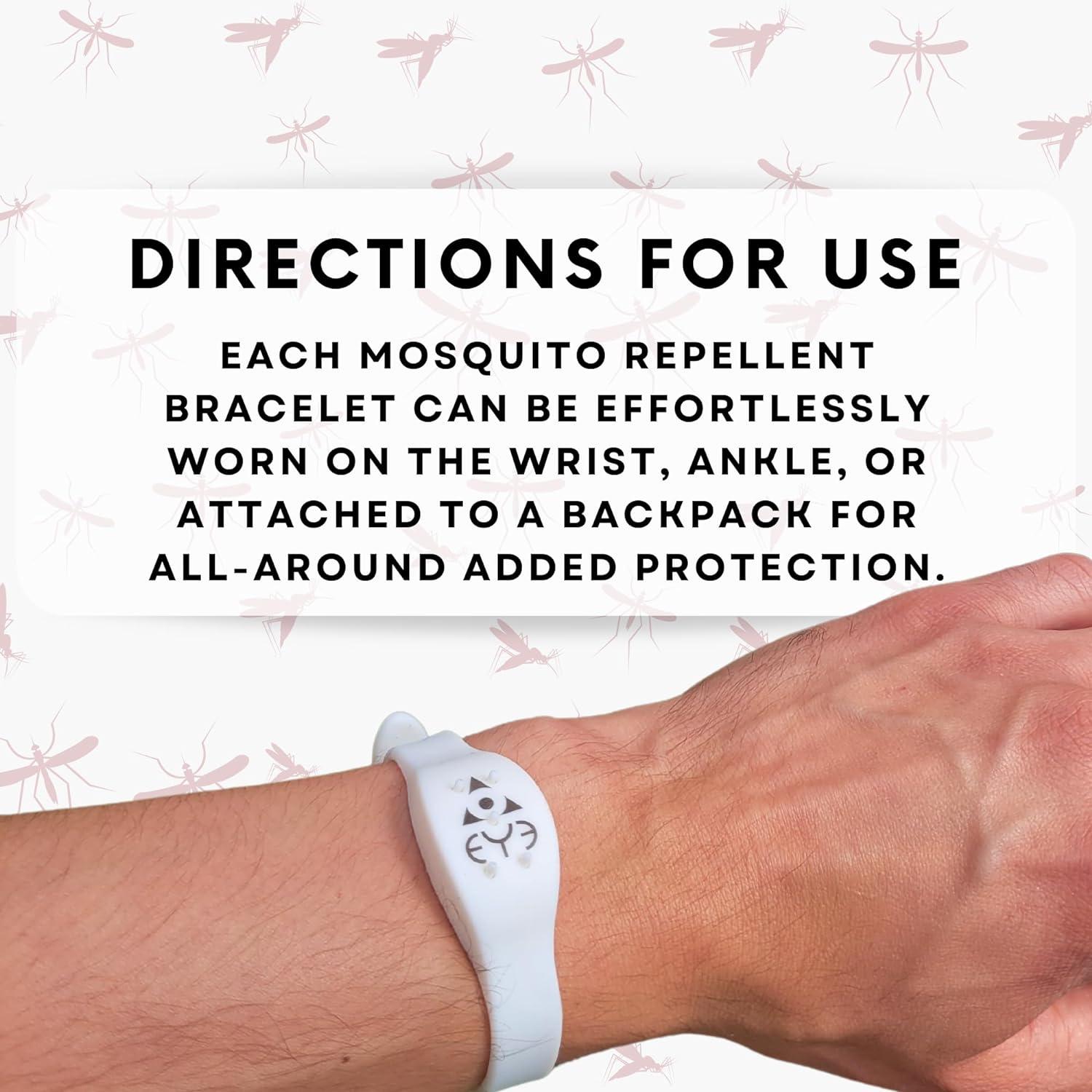 MYXIAO 6Pcs/set Mosquito Repellent Bracelet, Silicone Mosquito Repellent  Wristbands for 360 Hours Indoor&Outdoor Protection, Non-Toxic Natural  Waterproof Mosquito Repellent Bands for Kids Adults : Amazon.ae: Health