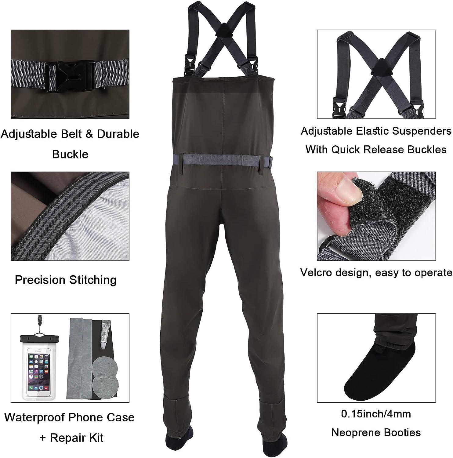 Drake Guardian Elite Zip-Front Breathable Chest Waders Realtree Max-7 - View #12