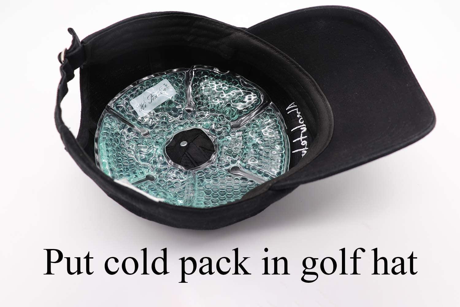 HI FINE CARE Head Ice Pack Cool Gel Soothing Helmet Ice Pack 2 Count ( Teal)