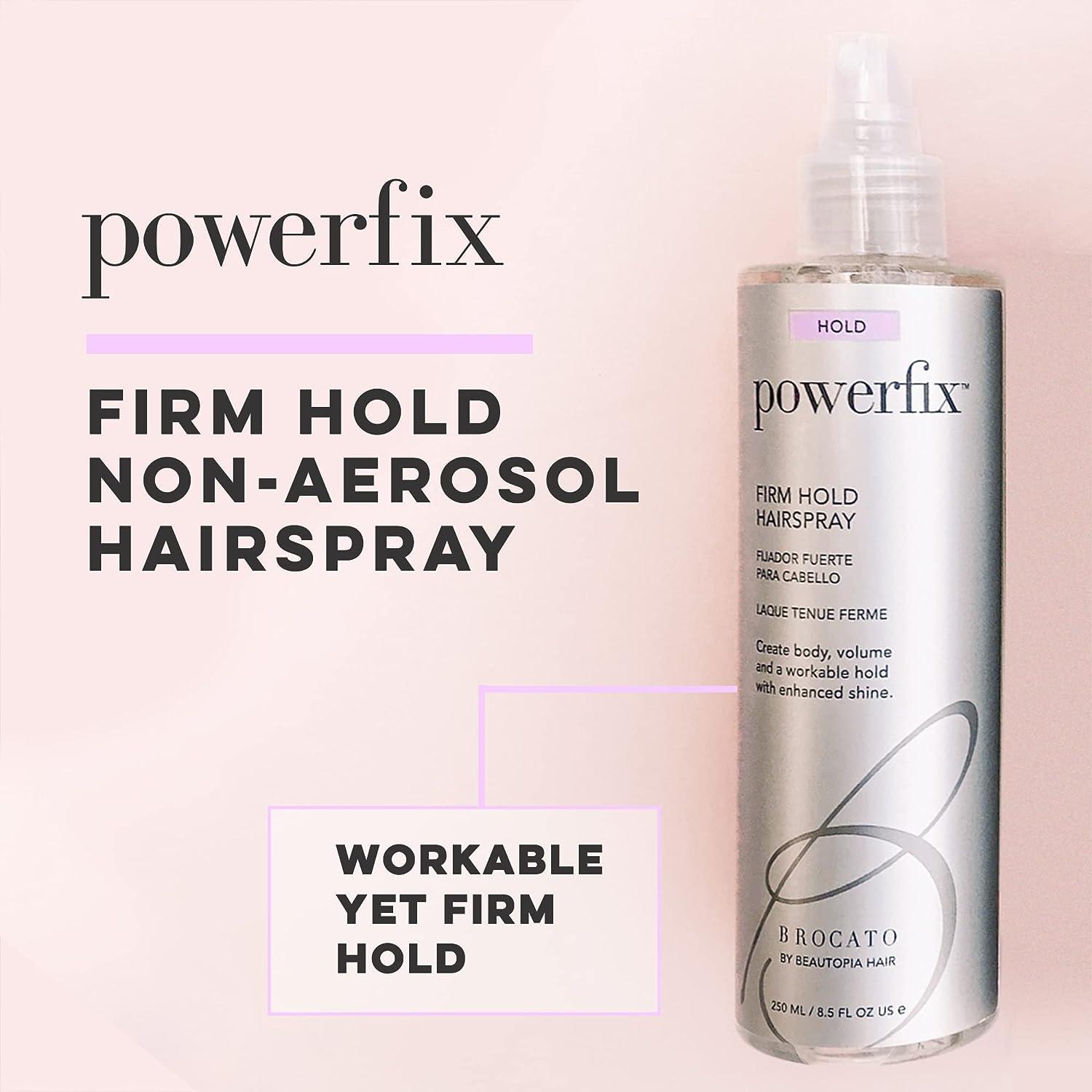 Brocato Powerfix Firm Hold Hairspray 8.5 Oz Volumizing Hairspray Adds