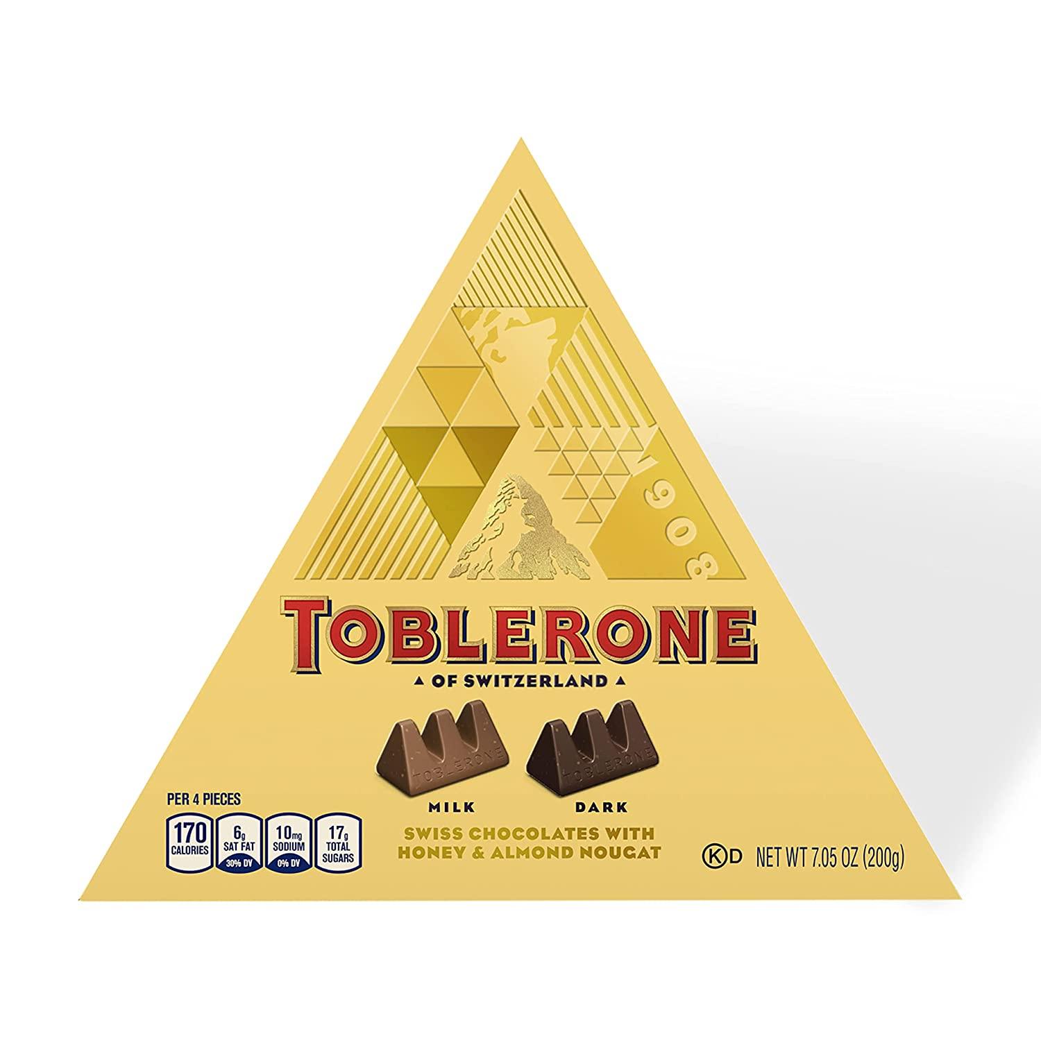 Toblerone Tiny Swiss Chocolate Gift Set Dark Chocolate Milk Chocolate