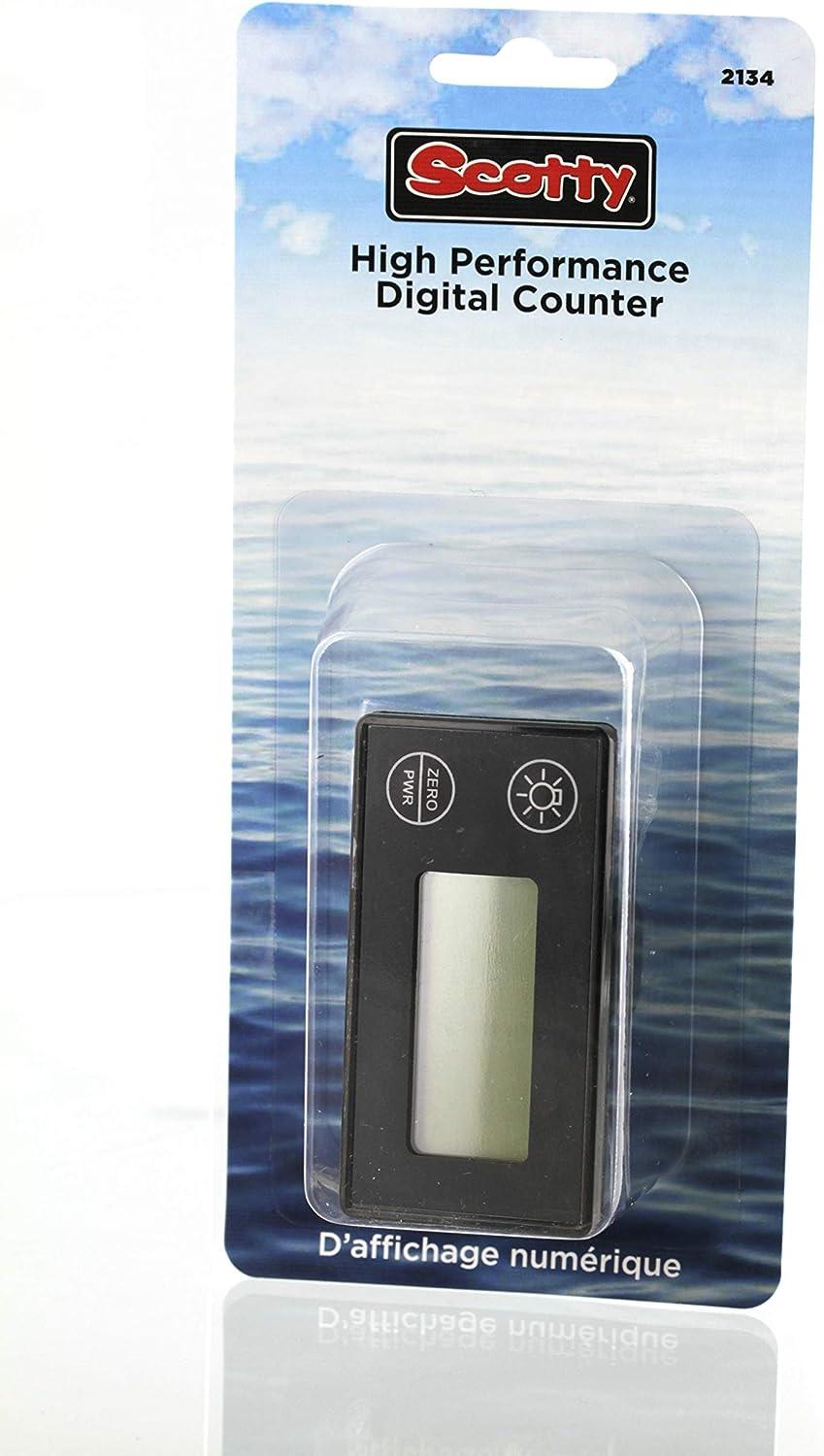 Scotty HP Electric Downrigger Digital Counter, Black, One Size (2134)