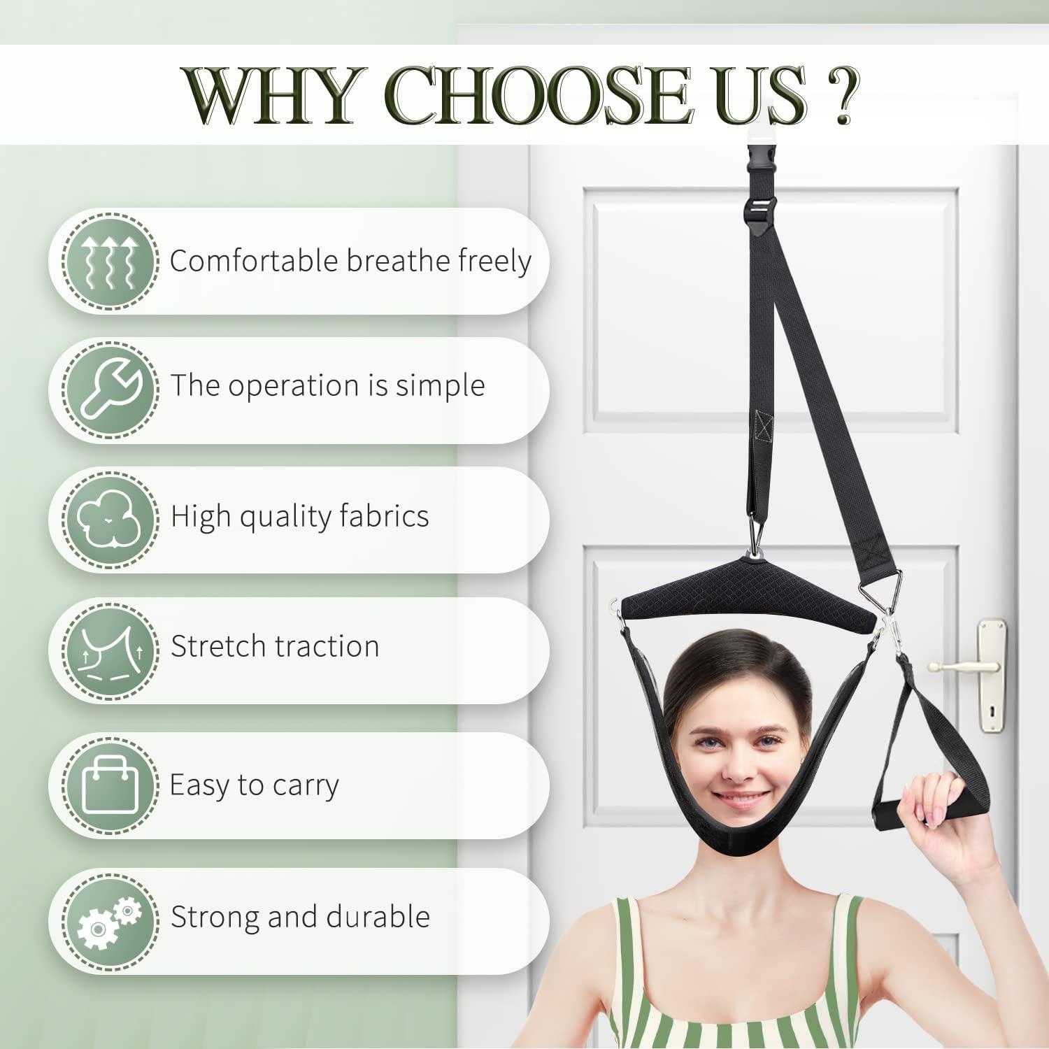 Neck Stretcher Cervical Traction,Neck Traction Hammock,Cervical Neck