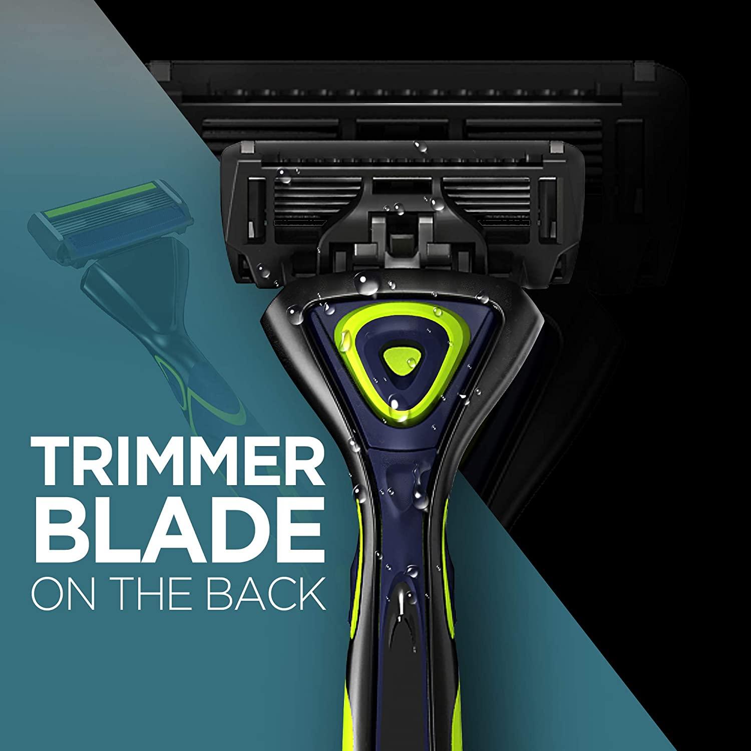 DORCO Pace 6 Sport Six Blade Razor System with Trimmer and Pivoting