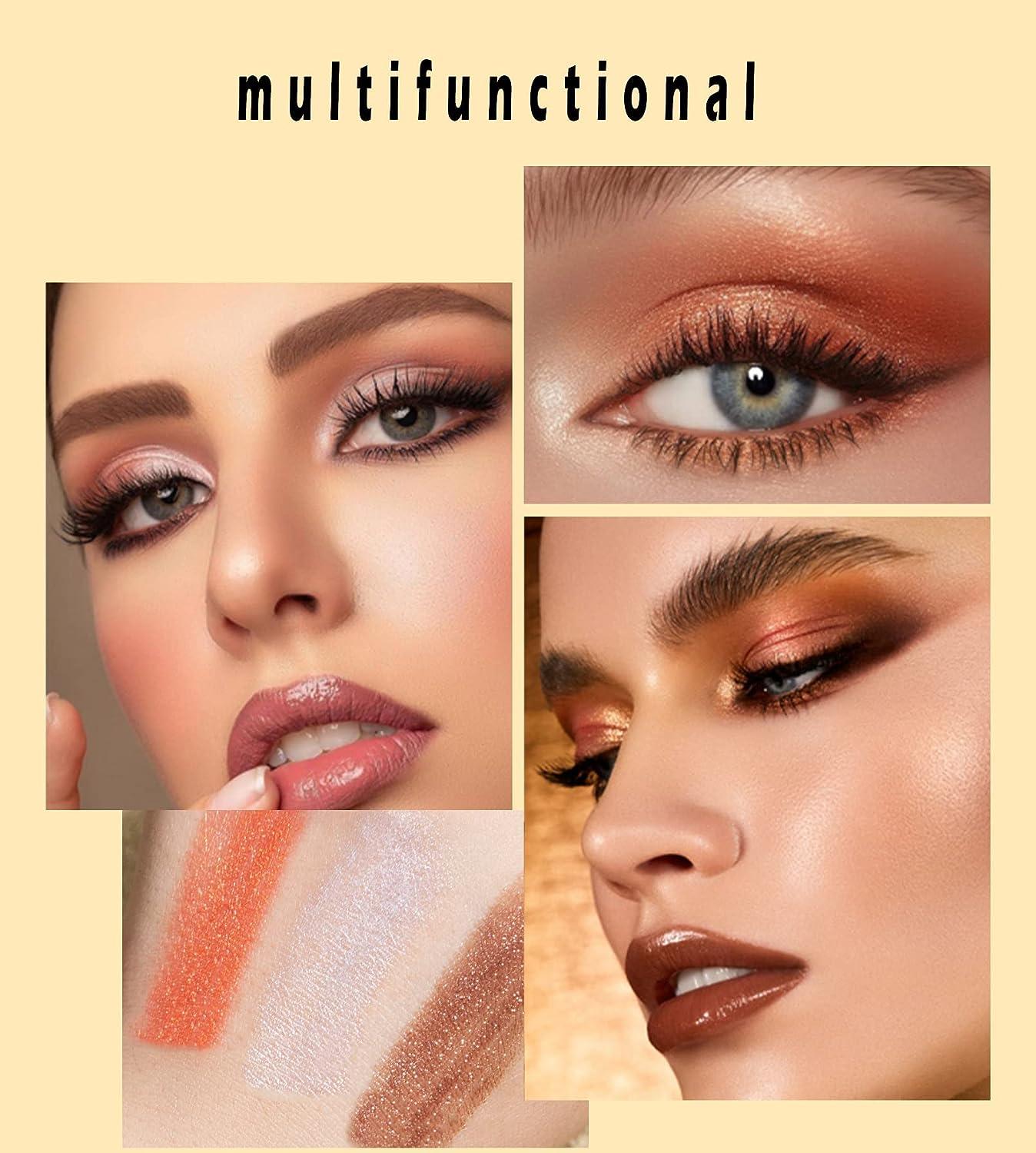 Retractable Jumbo Eyeshadow Pencil Shimmer Brown Creamy 2in1