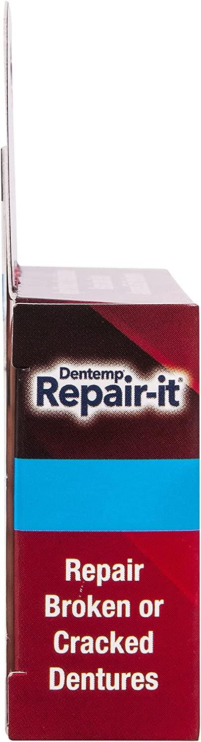 Dentemp Repair Kit - Repair-It Advanced Formula Denture Repair Kit -  Denture Repair Kit Repairs Broken Dentures - Denture Repair to Mend Cracks  