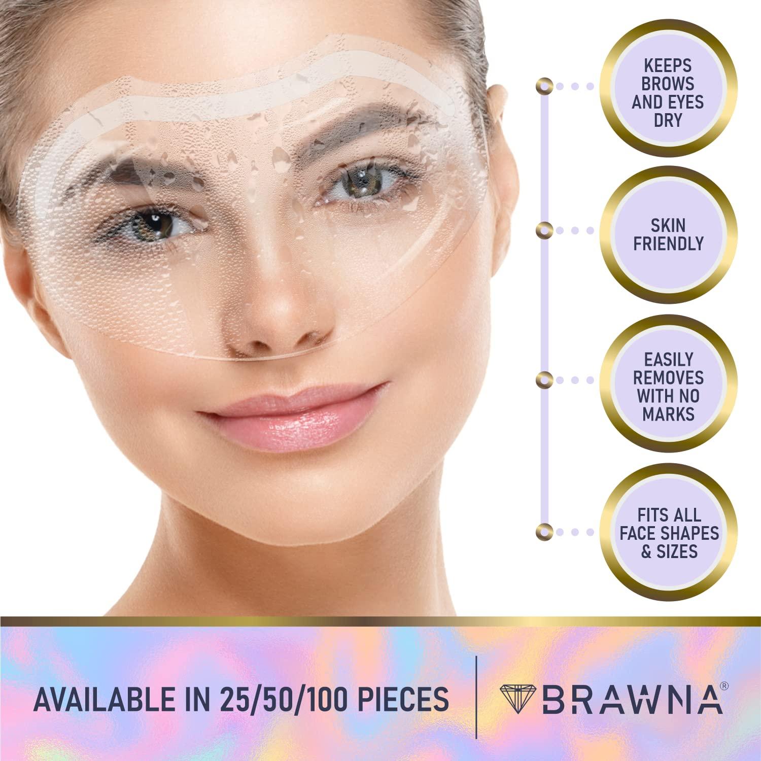 50pcs Microblading Permanent Makeup Protective Eyebrow Shower Visor for